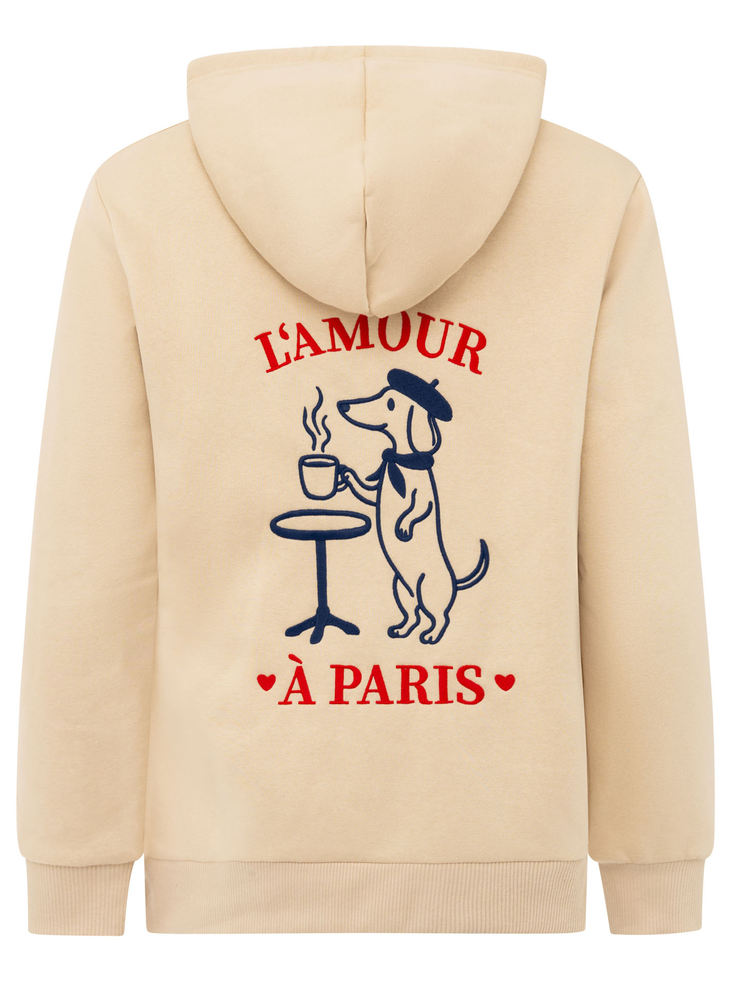 Hoodie BW "Paris Dackel"