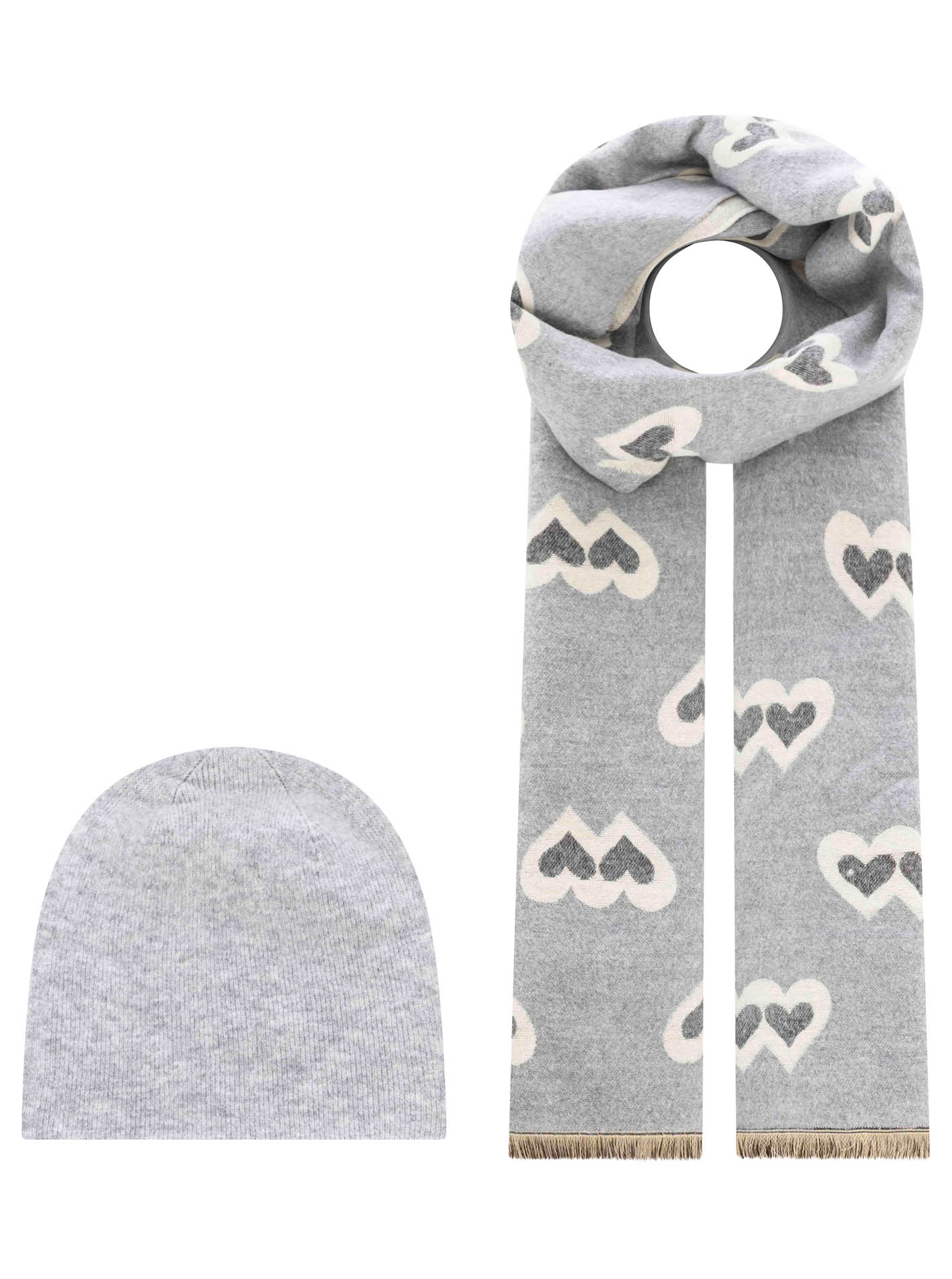 Geschenk Set Mütze & Schal "Geometric"