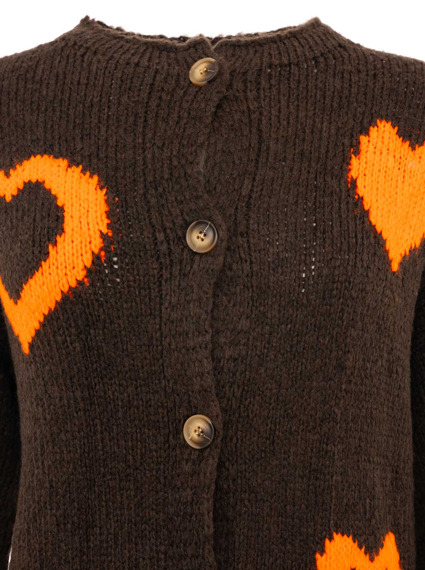 Cardigan Wollmix "Hearts"