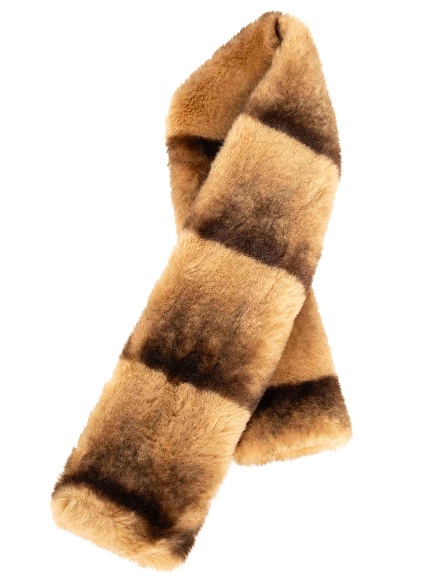 Schal "Fake Fur Stripes"
