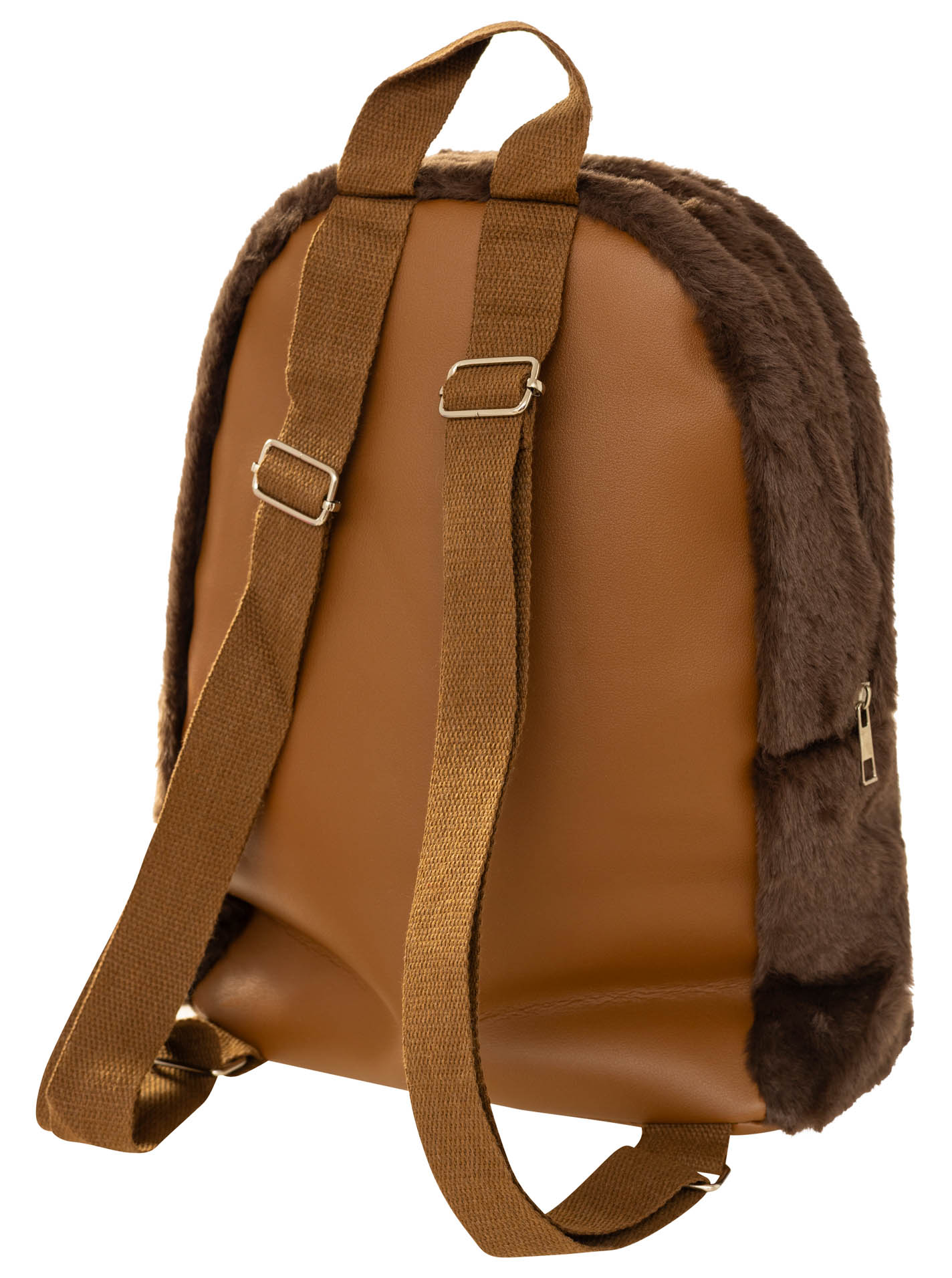 Rucksack Fake Fur "Leo & Herz"