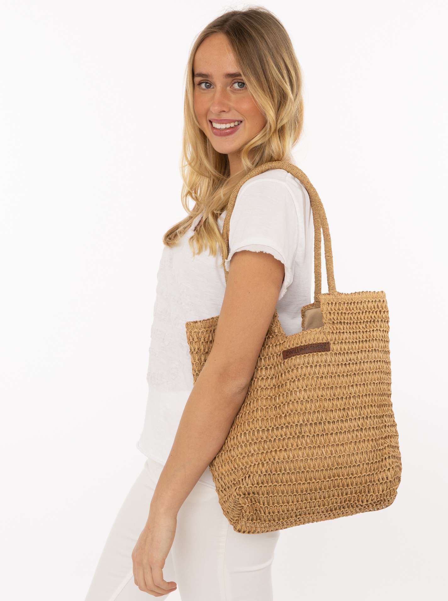 Tasche Stroh "ZH Label"