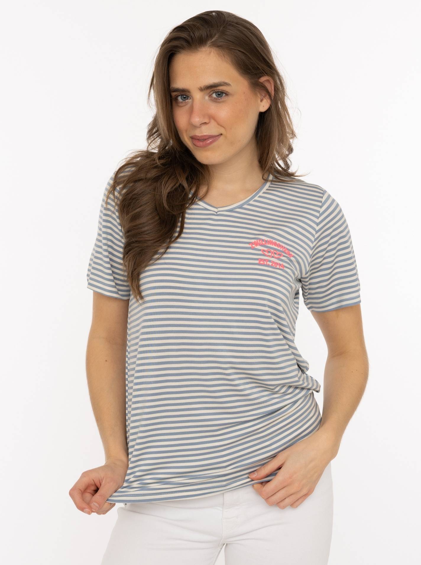 T-Shirt Streifen "Zwillingsherz"