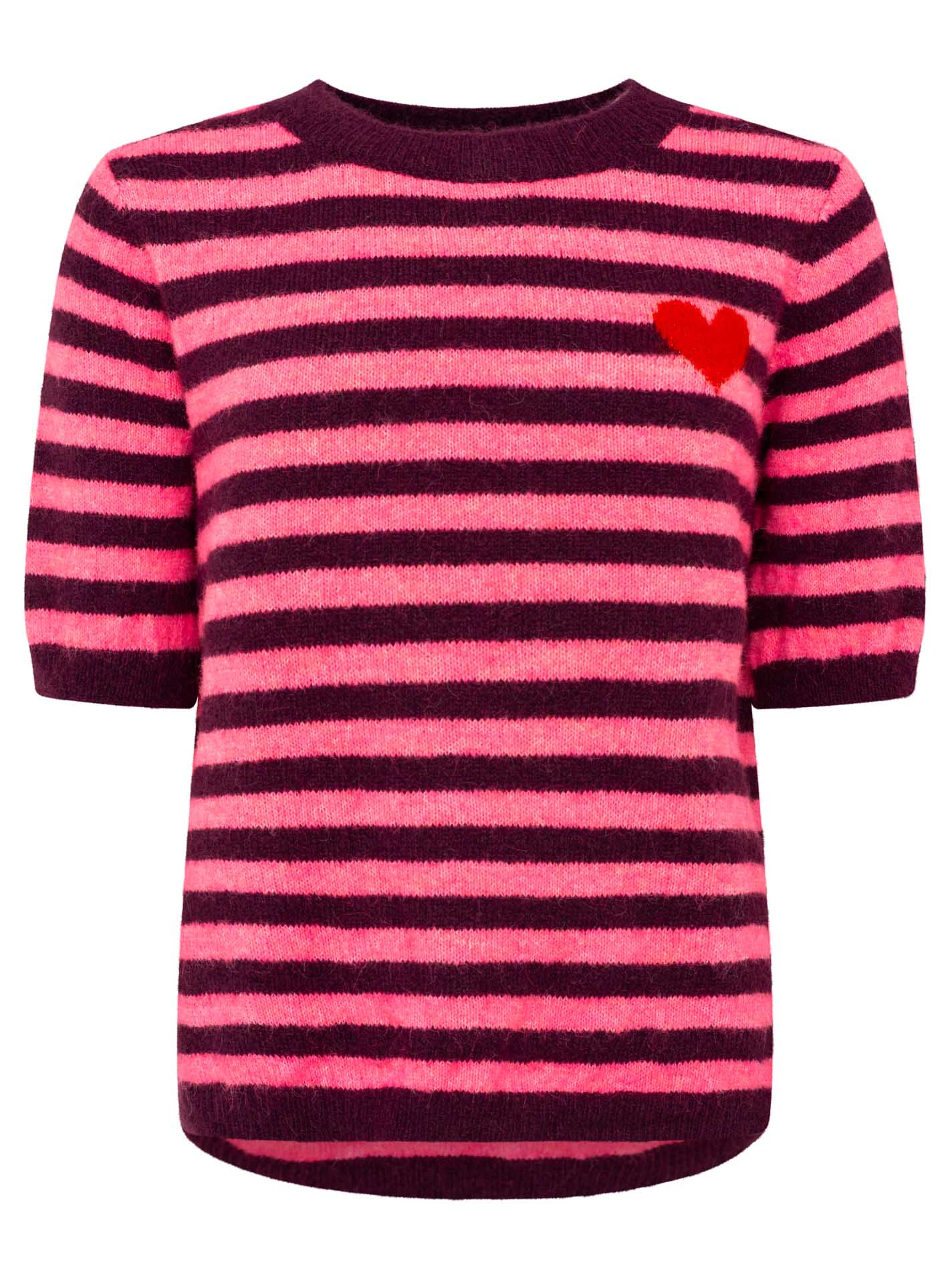 Kurzarm Pullover Wollmix