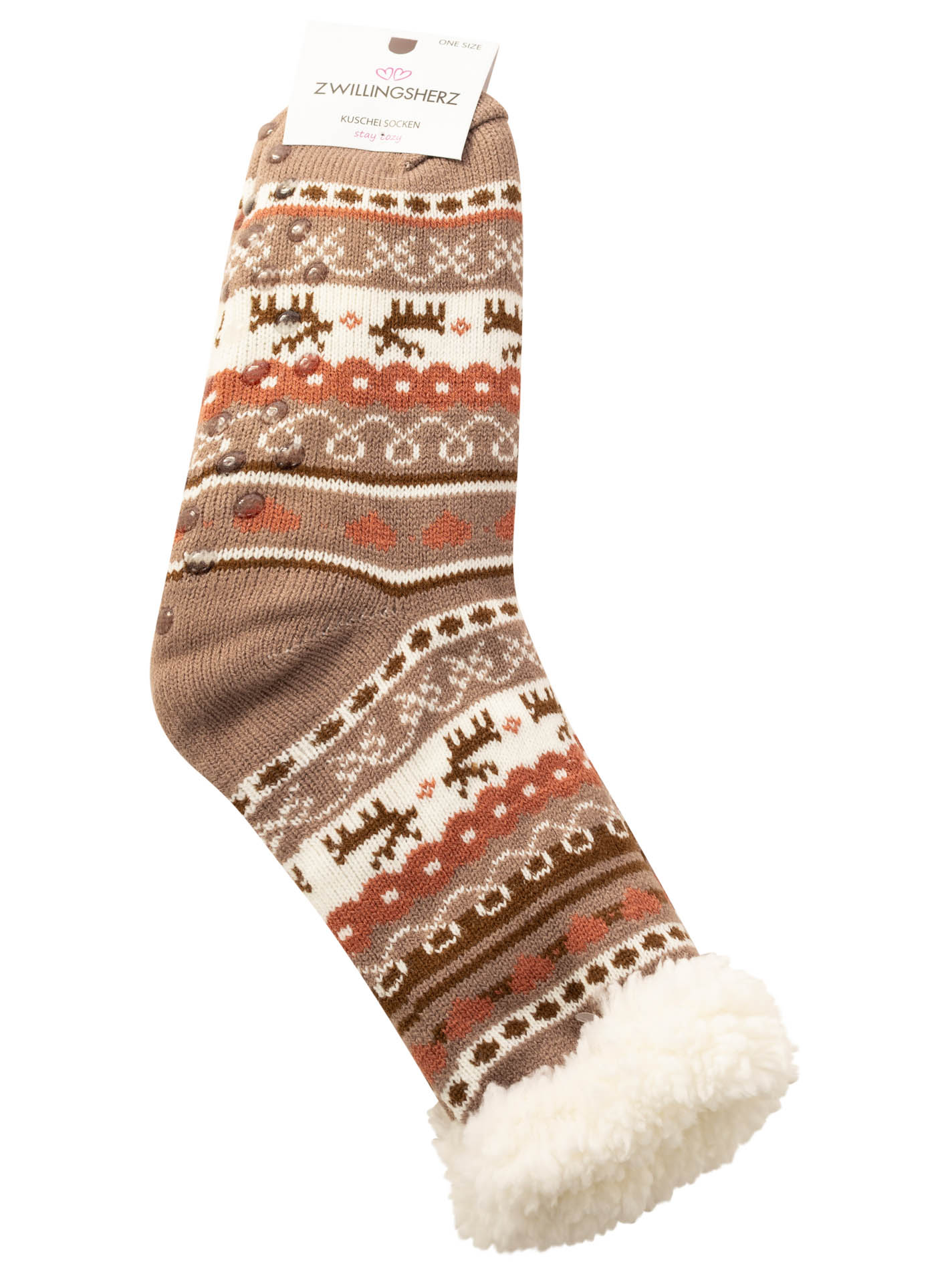 Kuschelsocken 10er Set "Rentier"