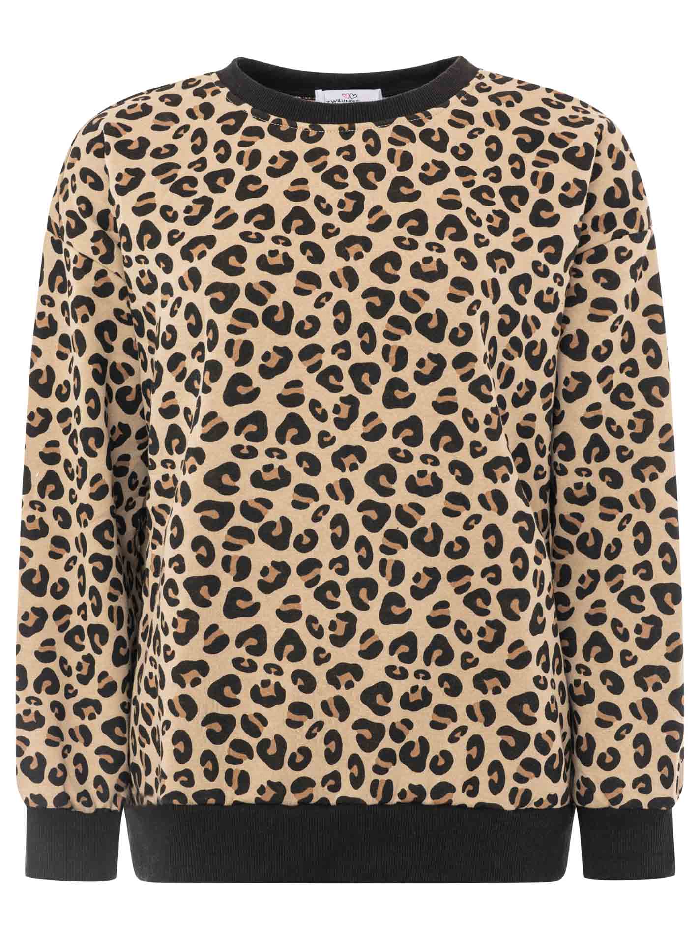 Sweatshirt Rundhals "Black Leo"