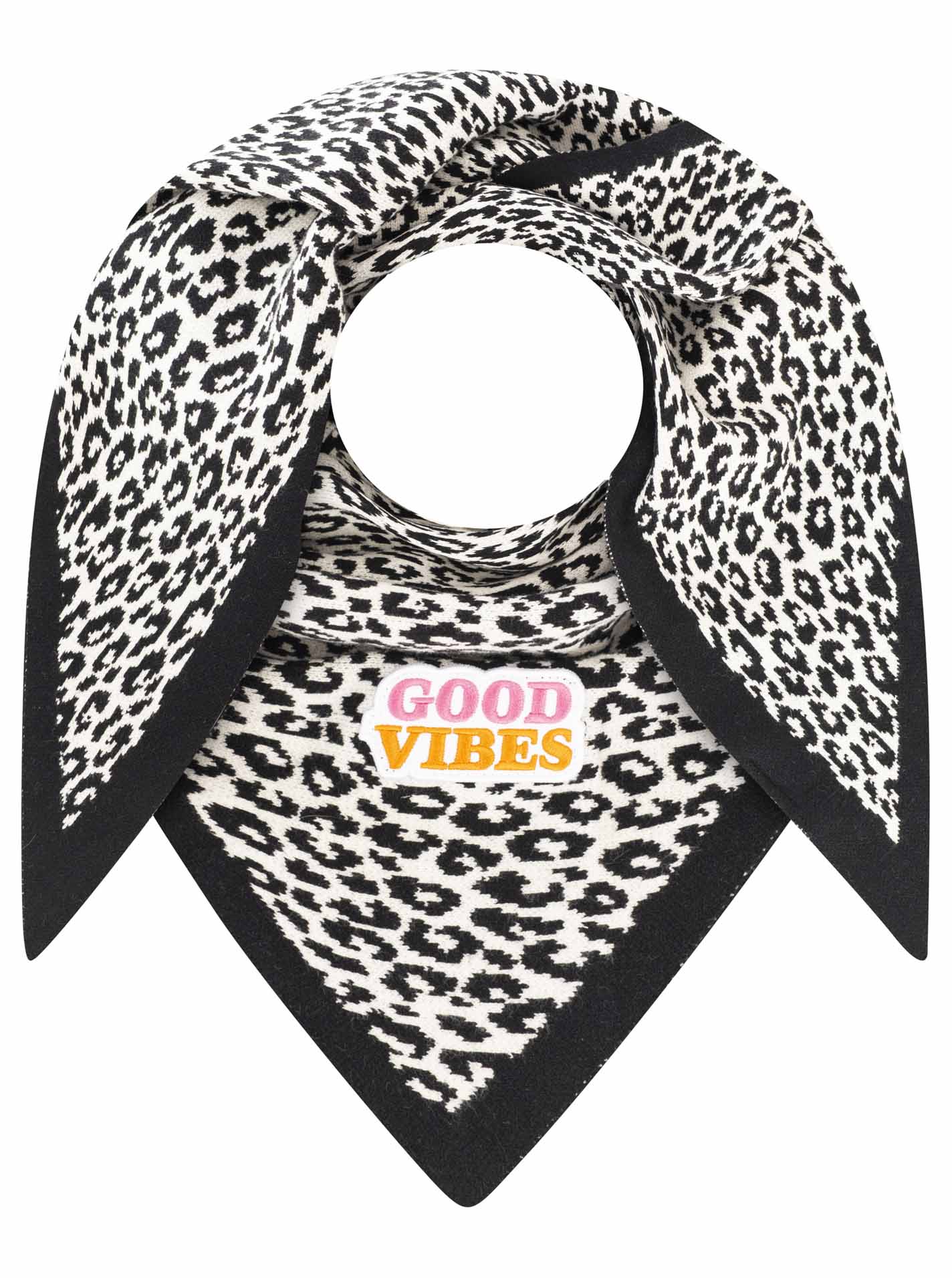 Dreieckstuch Viskose BW Mix "Leo Patch"