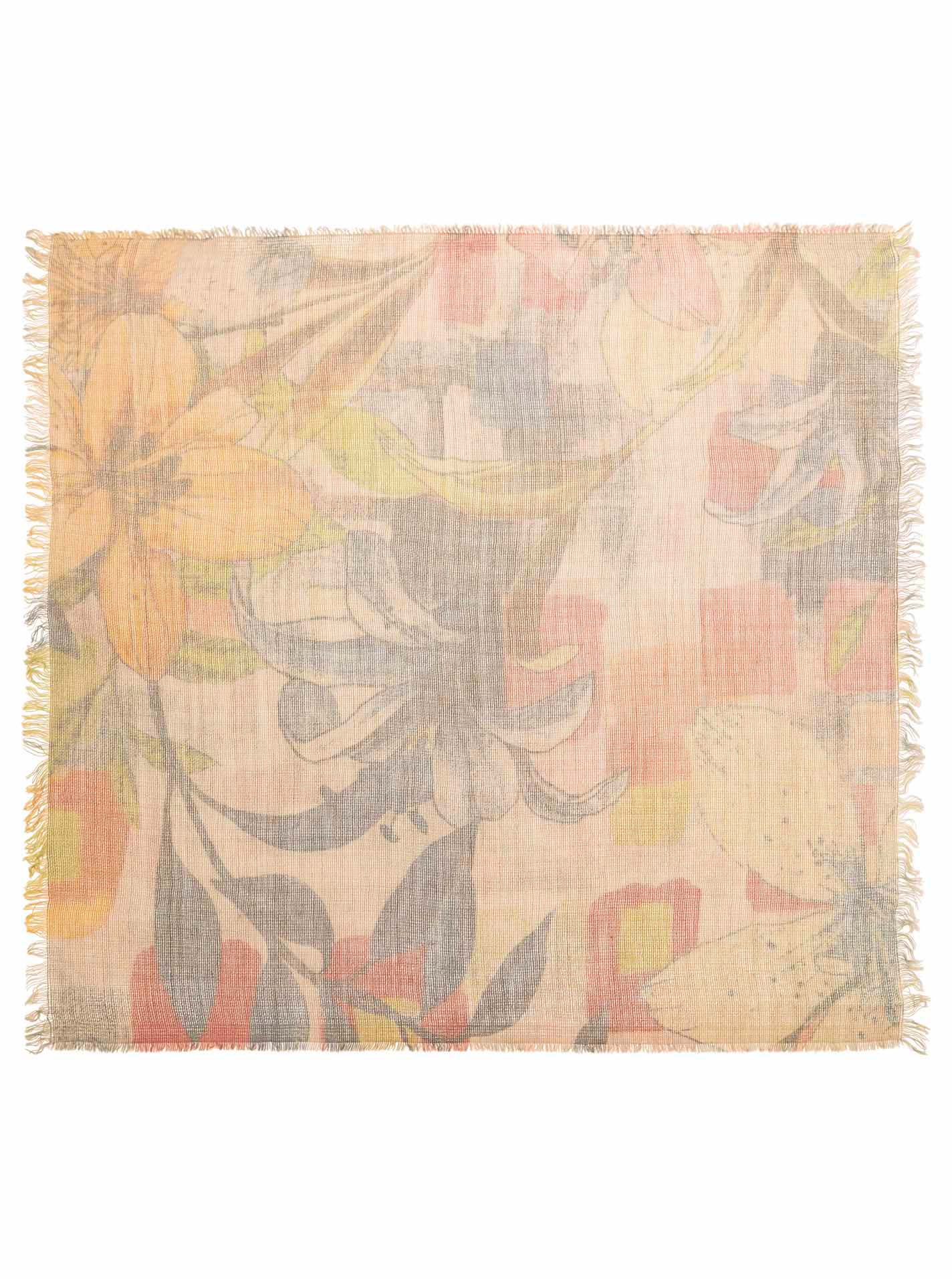 Nickituch Wolle "Flowers & Paisley"