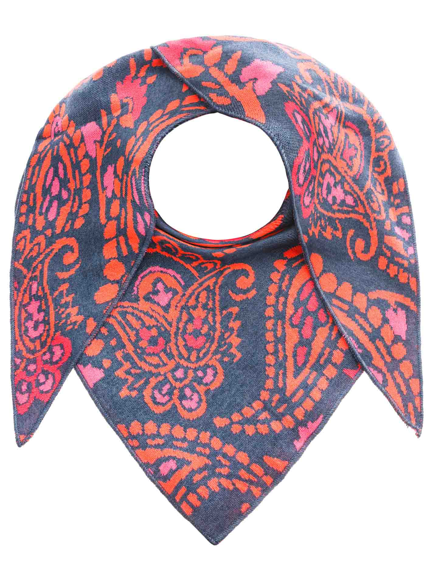 Dreieckstuch BW "Cozy Paisley"