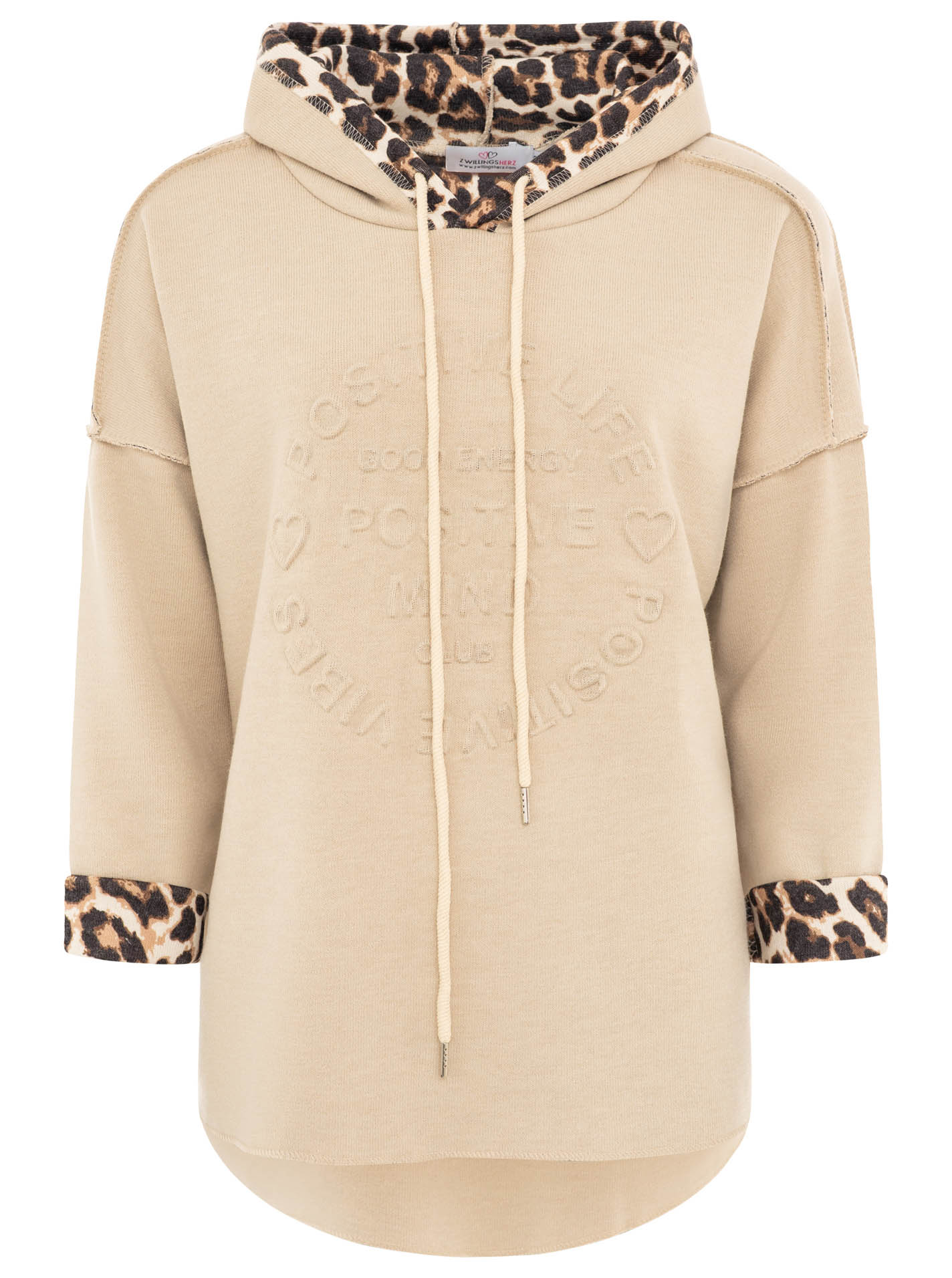 Hoodie Doubleface "Leo & Uni"