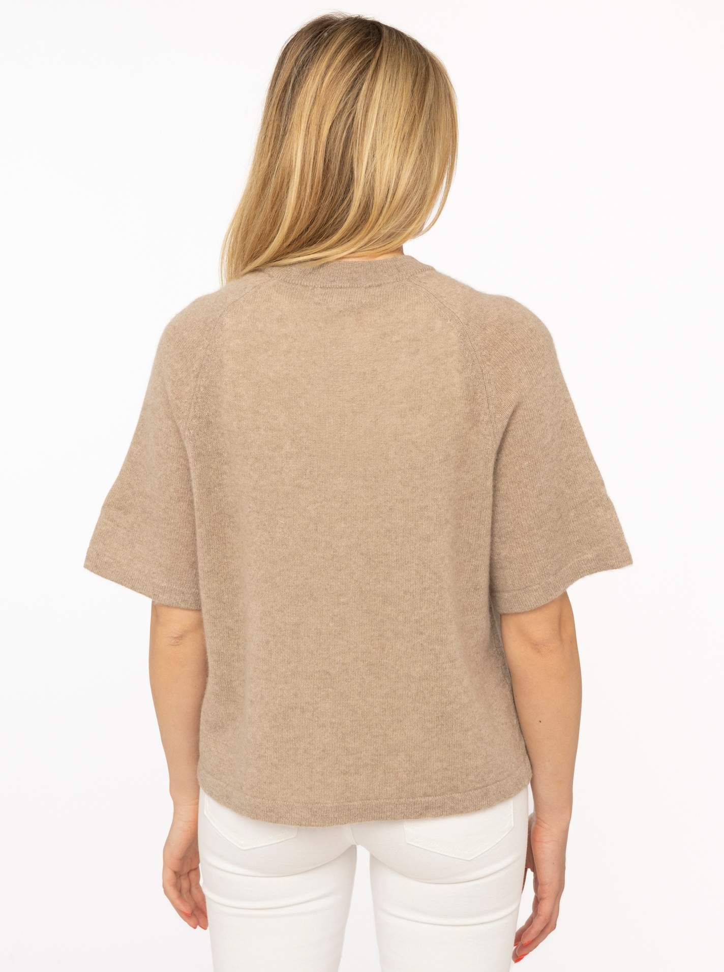 100% Cashmere Kurzarm Shirt Boxy