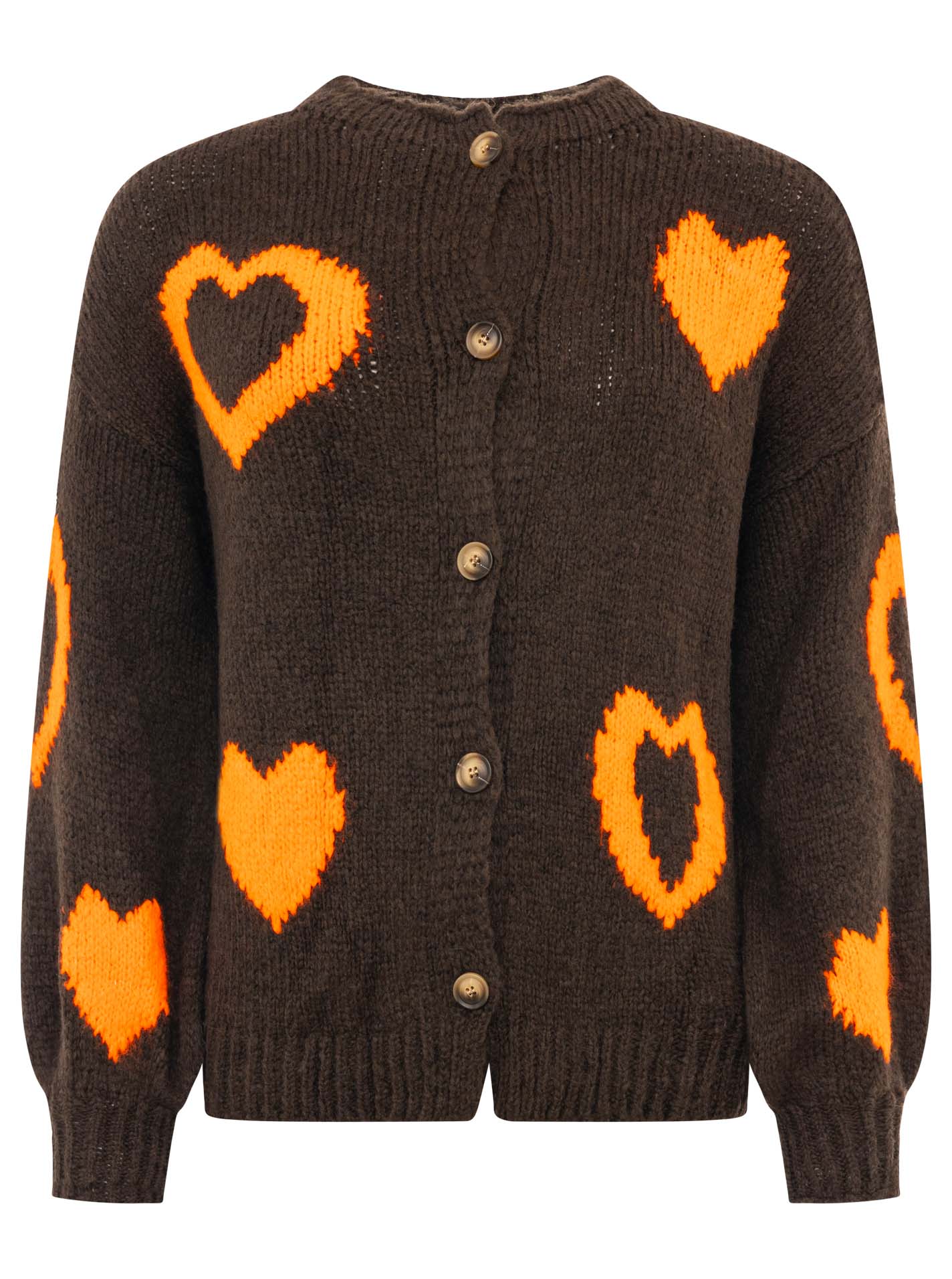 Cardigan Wollmix "Hearts"