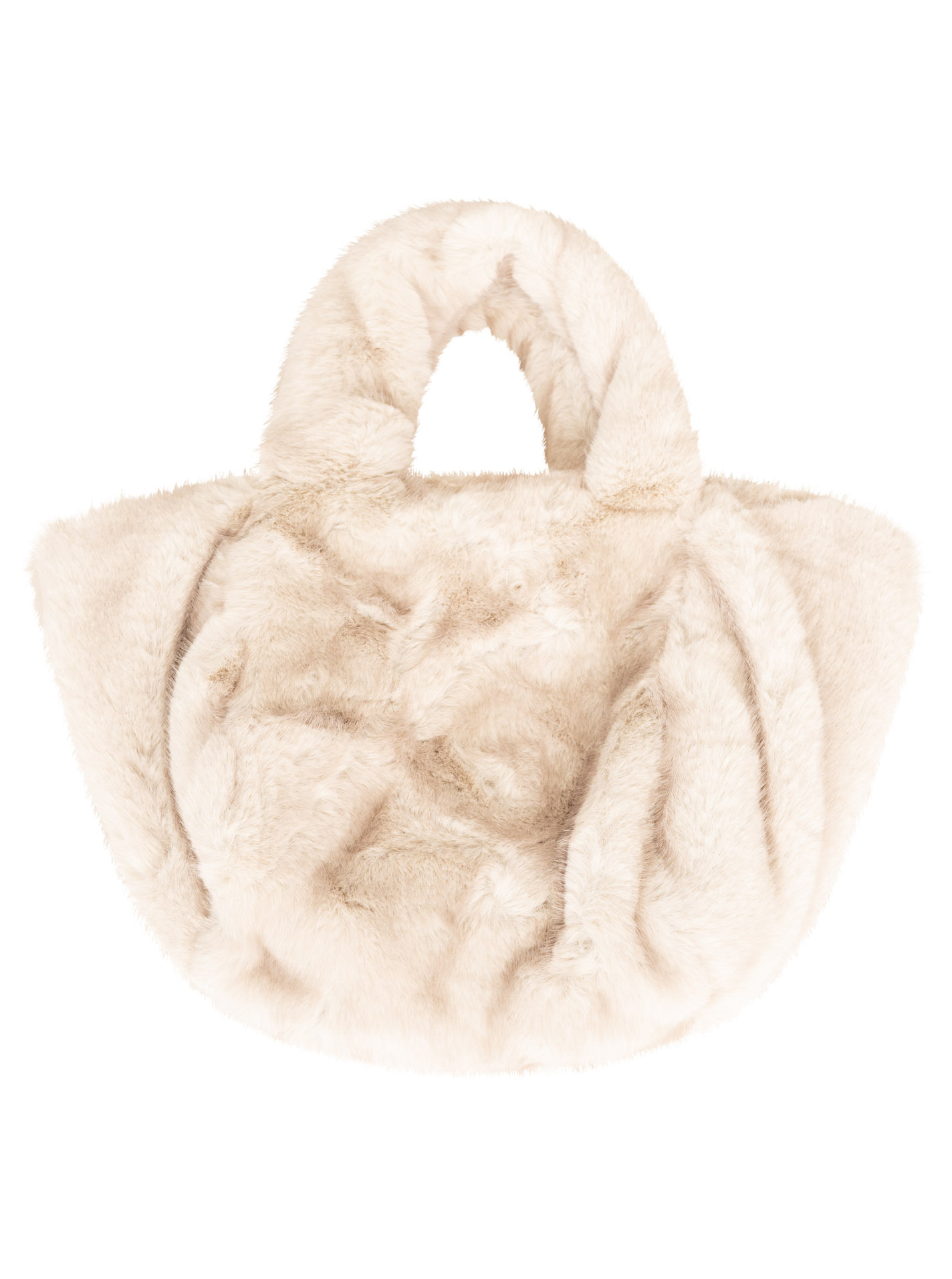 Kleiner Shopper Fake Fur "Uni"
