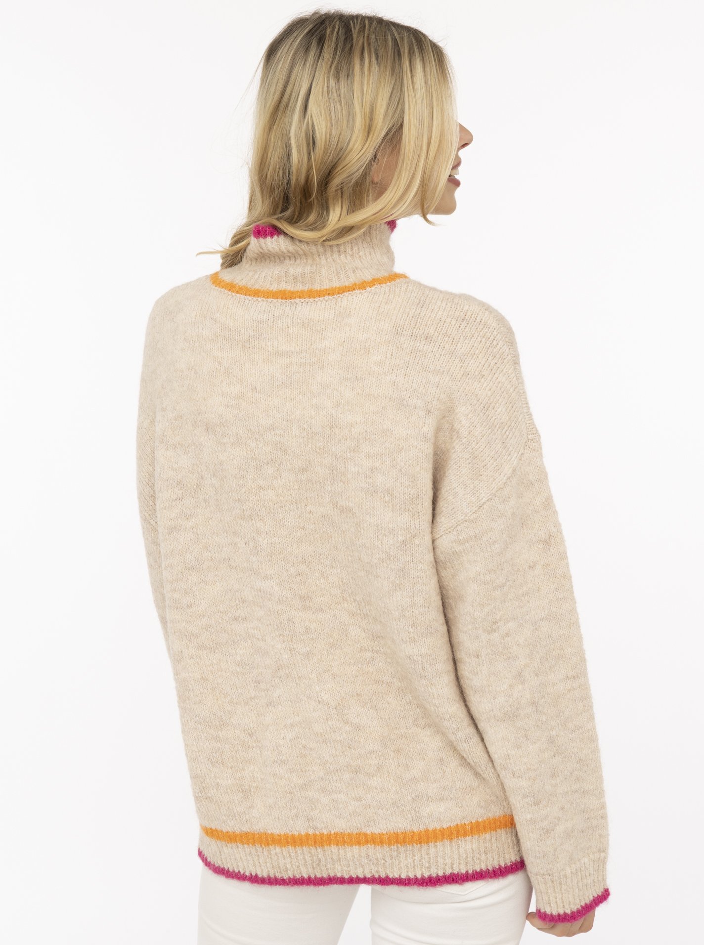 High Neck Pullover "Heart"