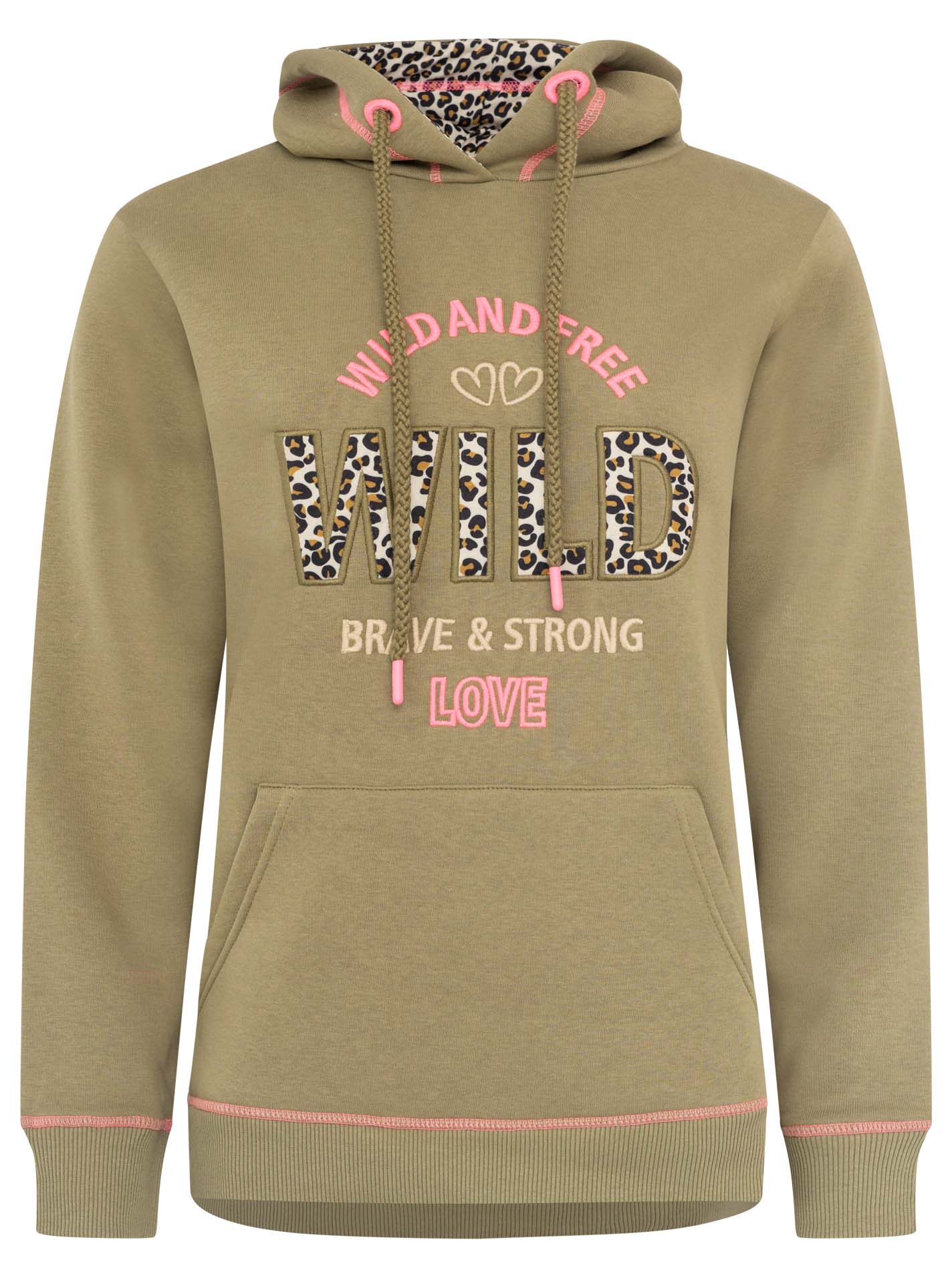 ART69e09f30dffed_071_175A6187 Hoodie "Wild Free Brave Strong"