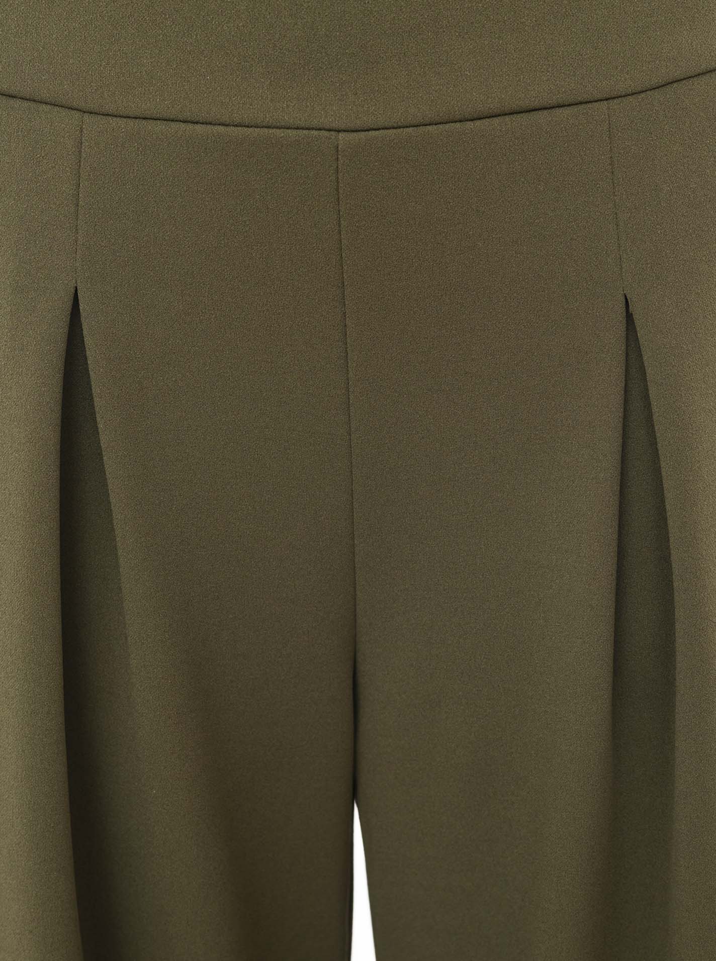 Oversize Stoffhose "Bundfalte"