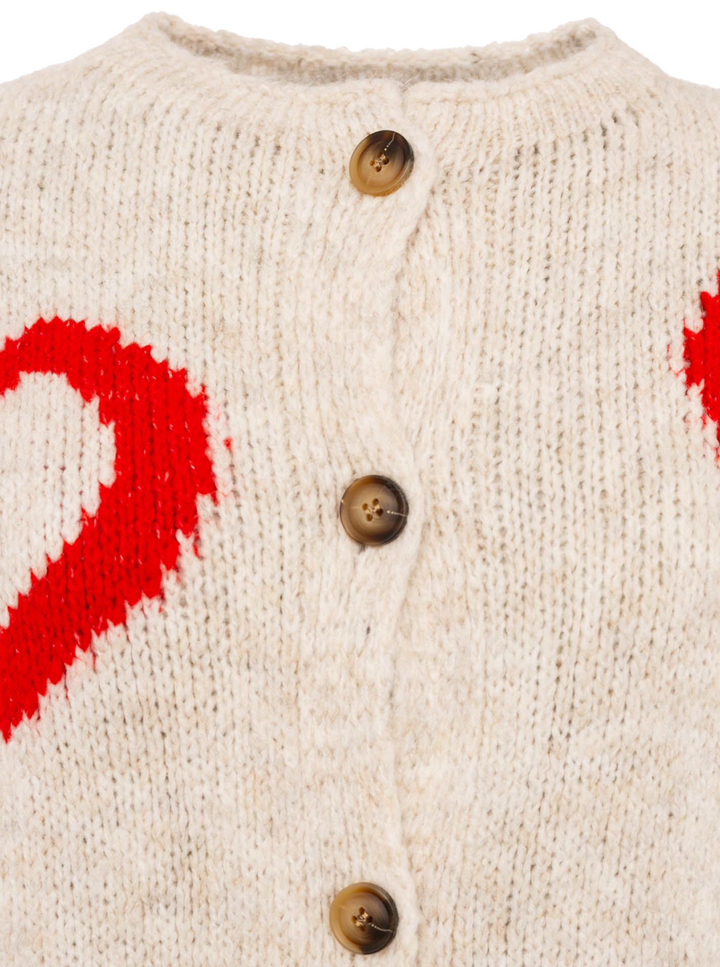 Cardigan Wollmix "Hearts"