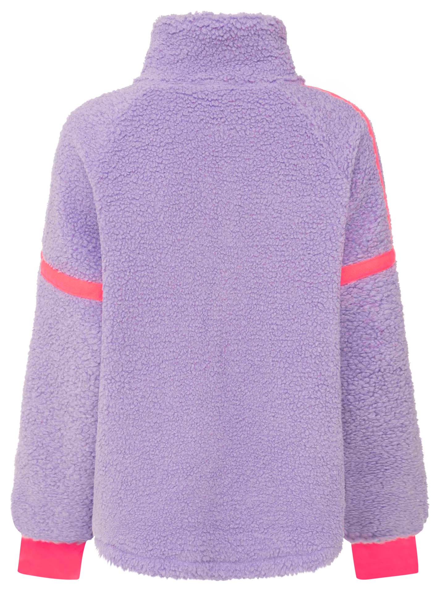 Oversize Half Zip Teddy Fleece "Neon"