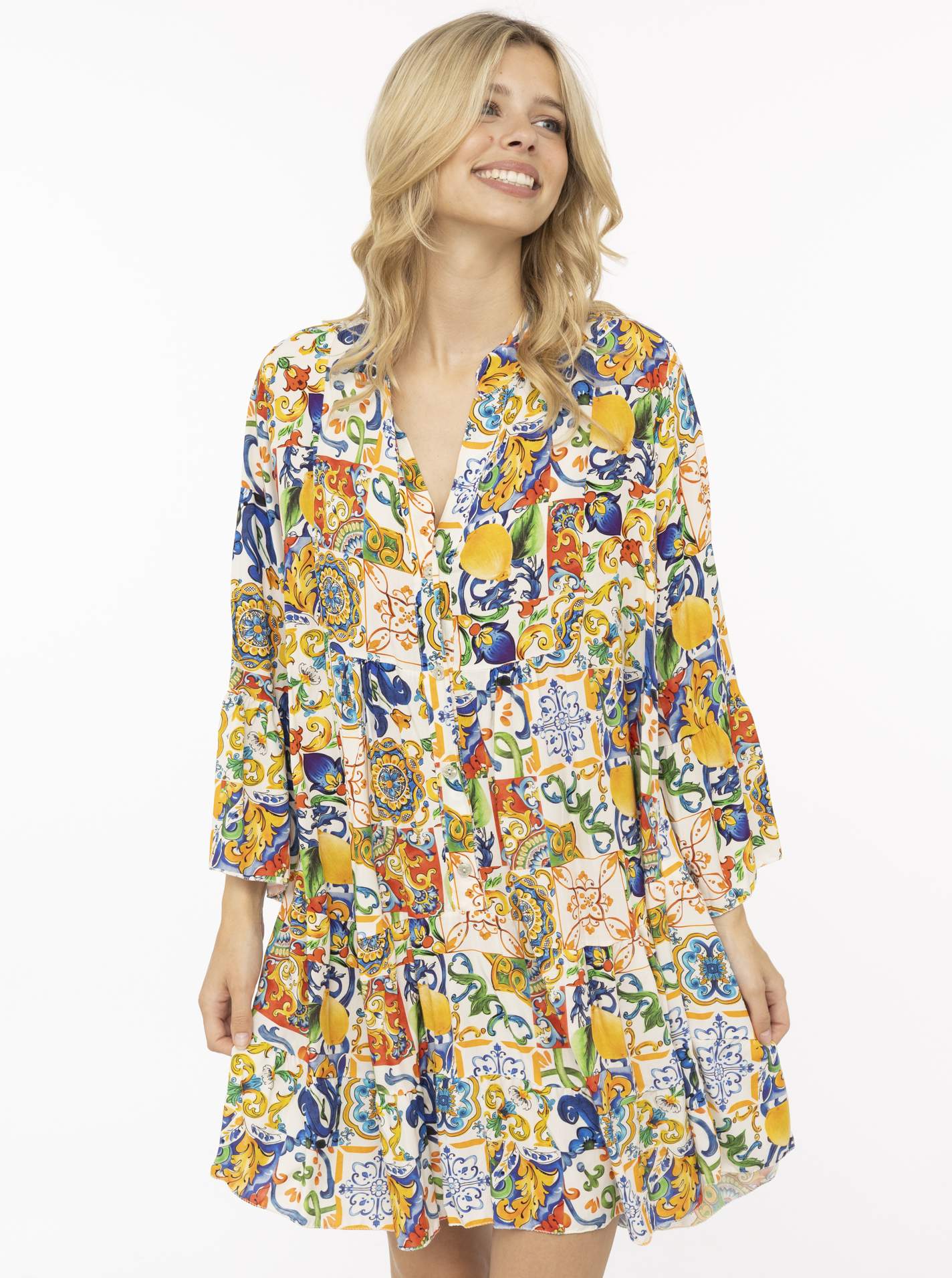 Kleid Viskose "Lemons"