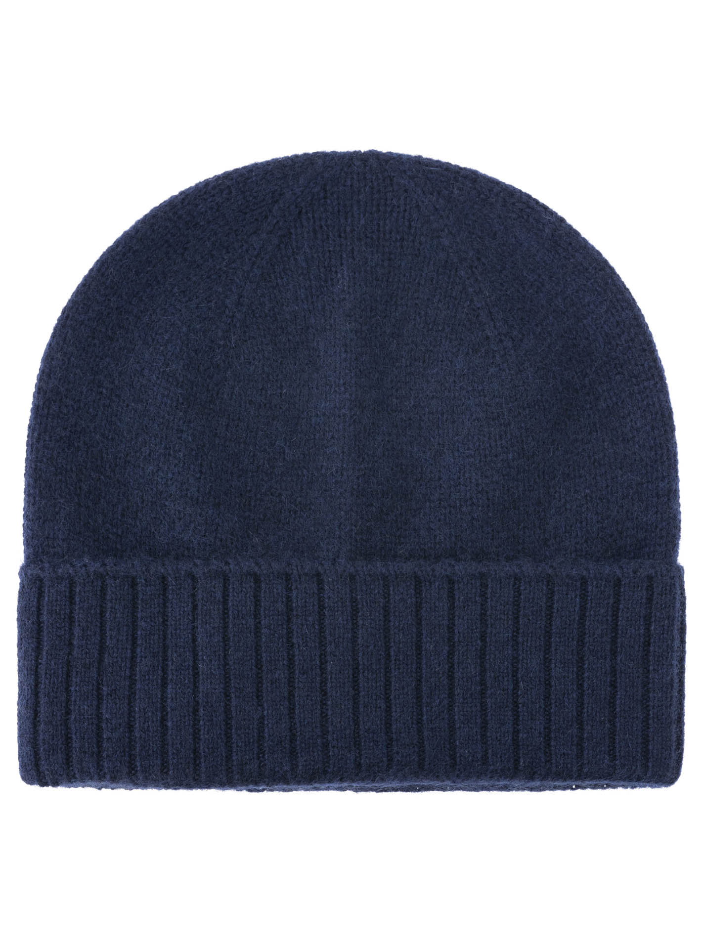 100% Cashmere Mütze gerippter Umschlag
