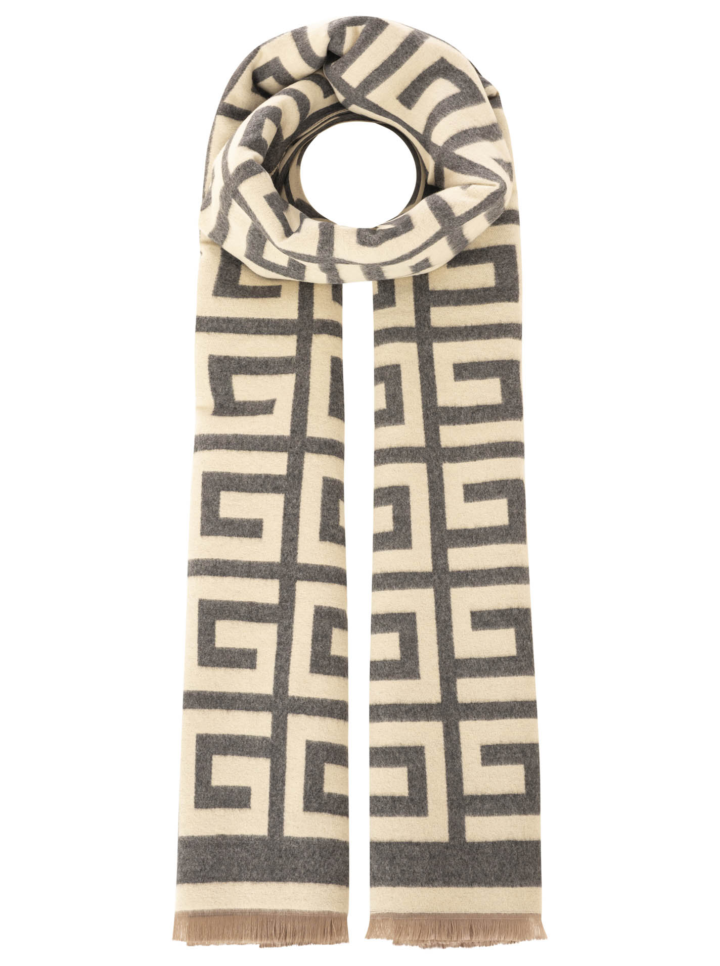 Viskose Schal "geometric swirl"