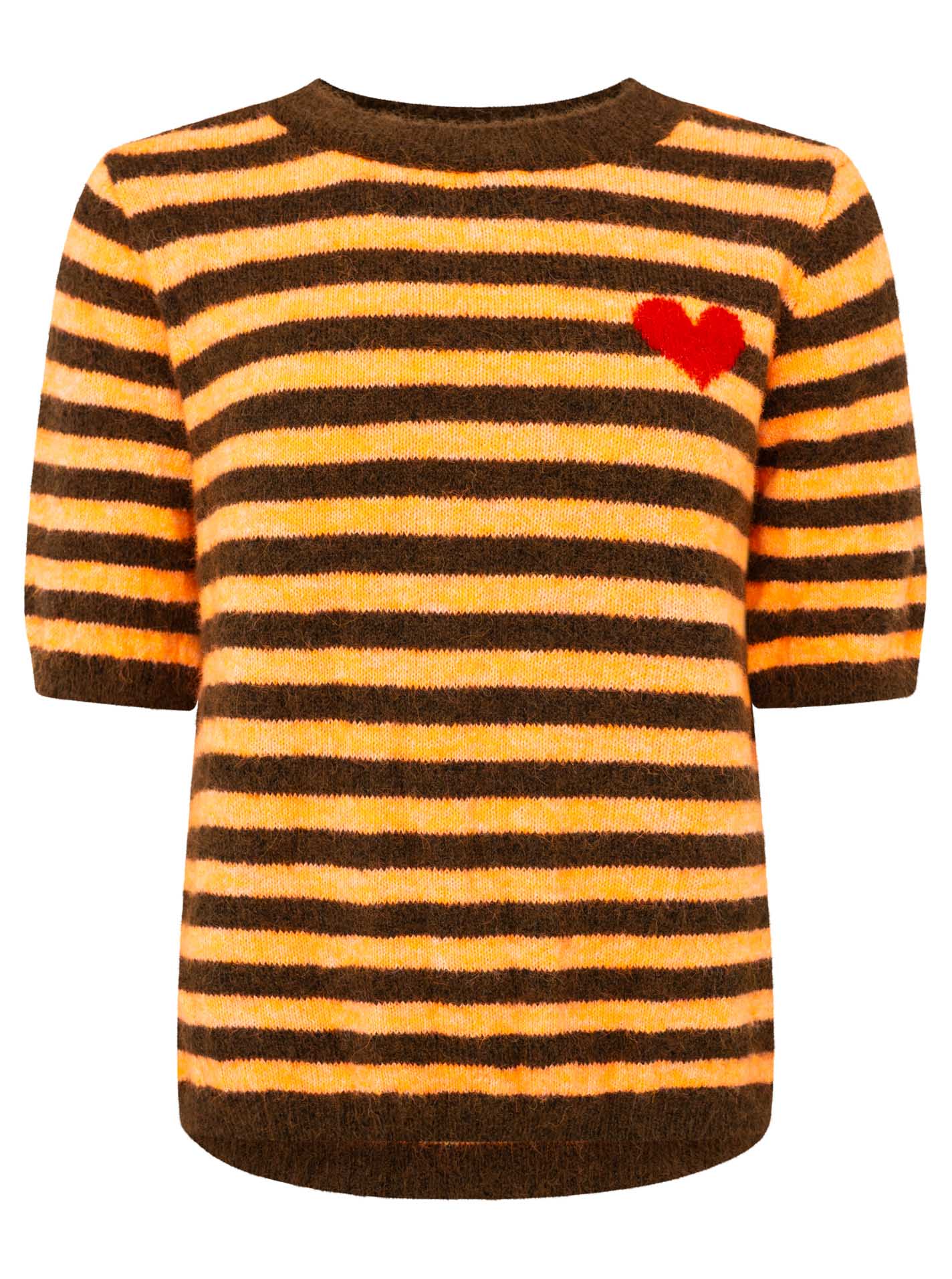 Kurzarm Pullover Wollmix