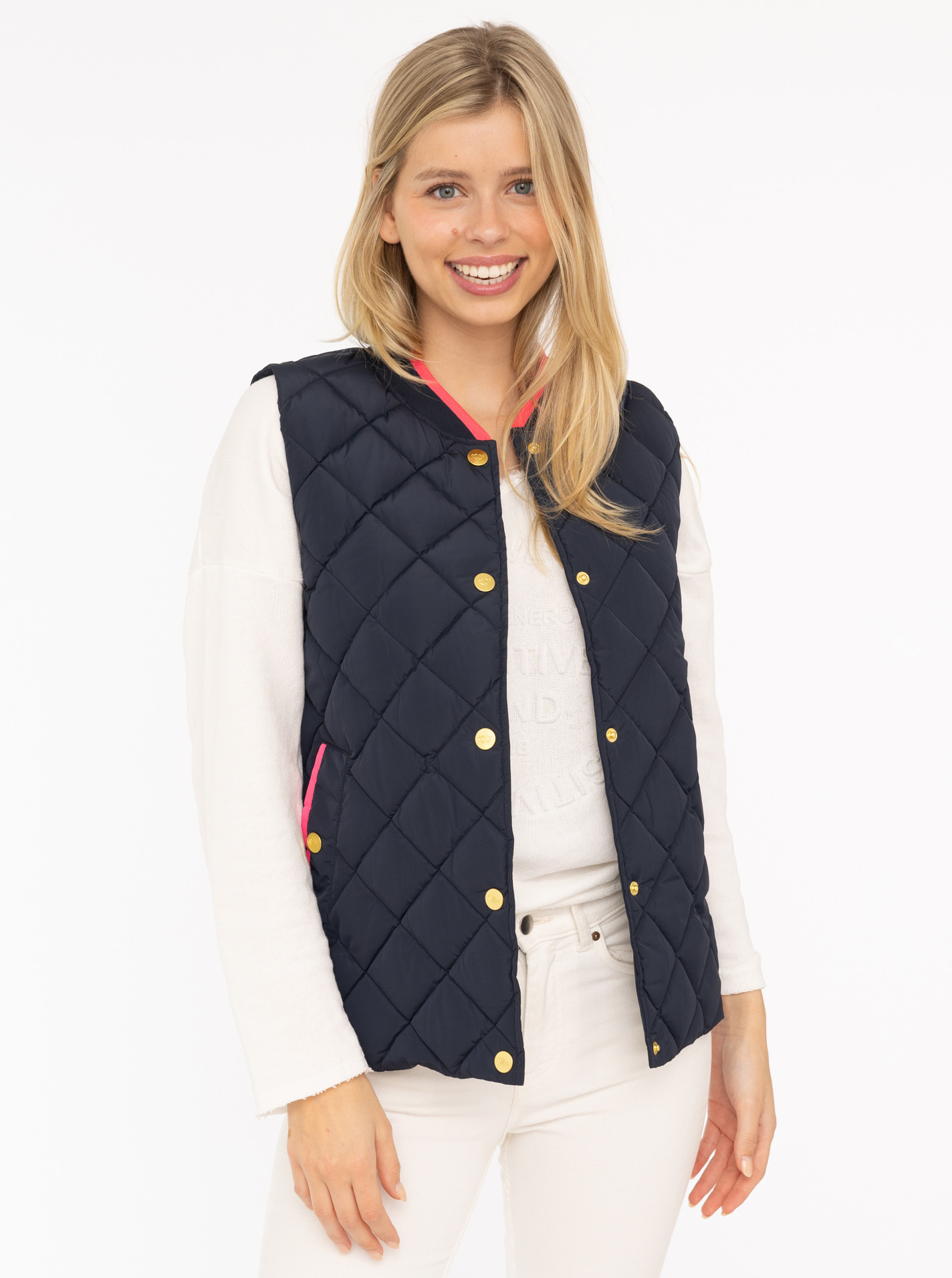 Steppweste kurz "Classic Diamond"