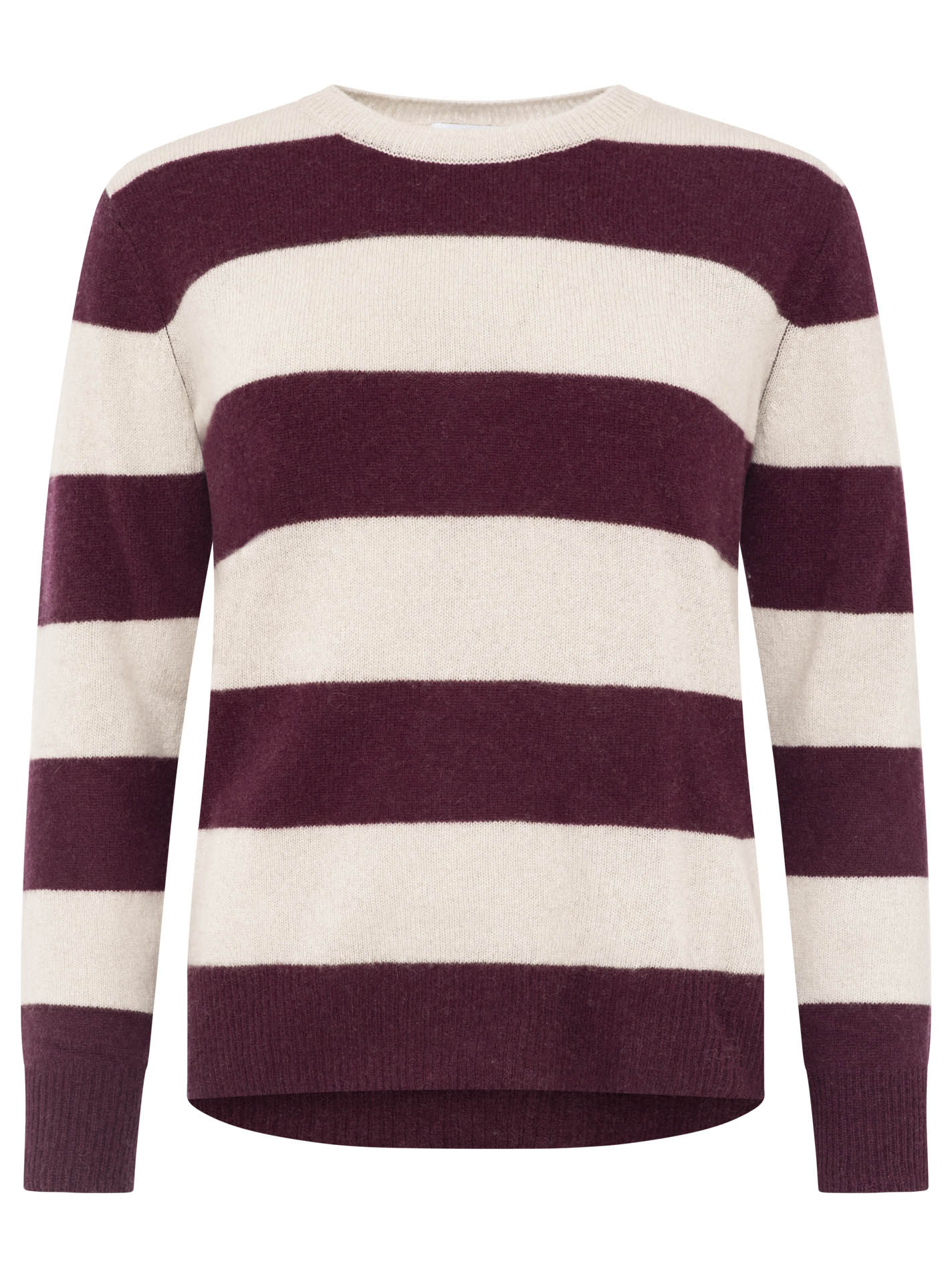100% Kaschmir Pullover "Blockstreifen"