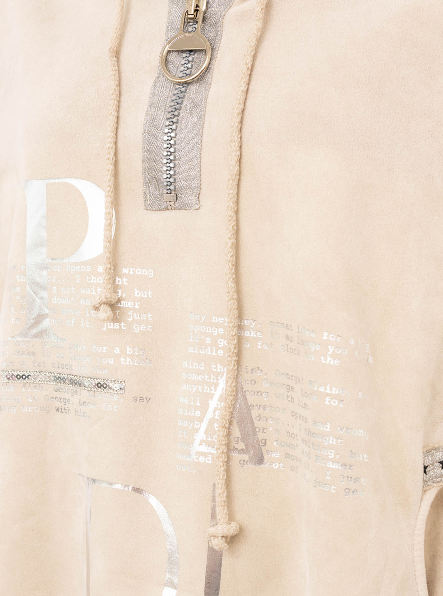 Zip Hoodie BW "Verse"