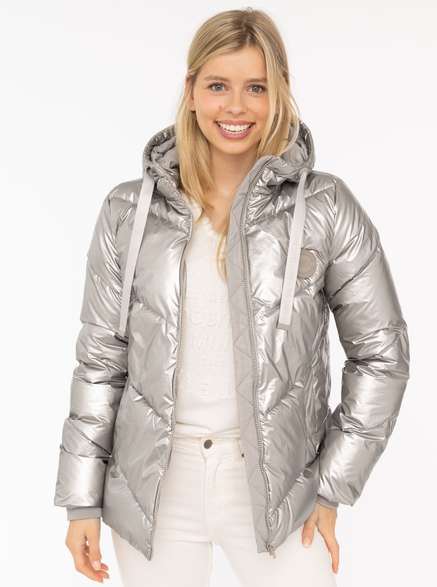 Steppjacke kurz "Zwillingsherz"