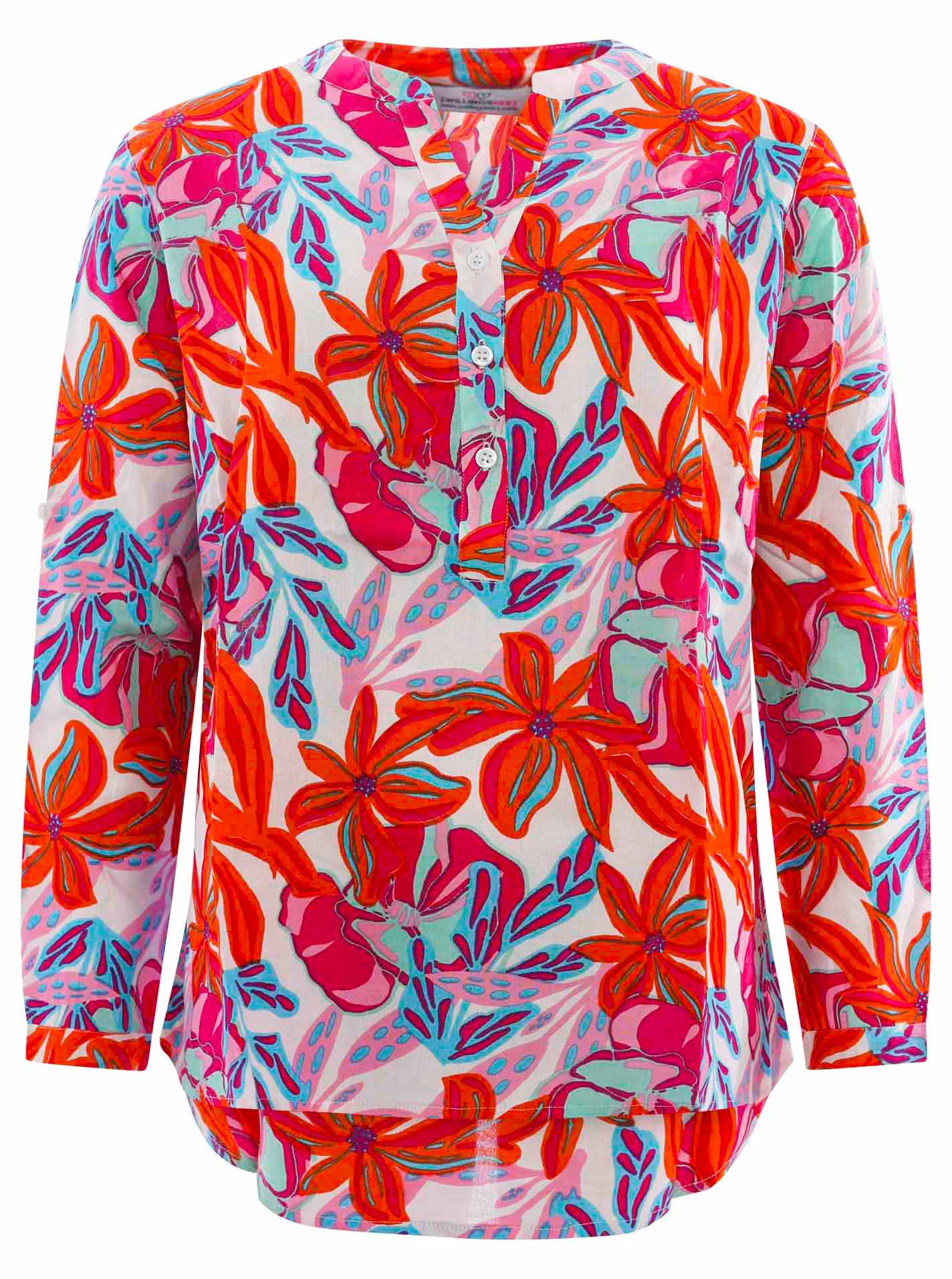 Bluse "Tropical Flower"