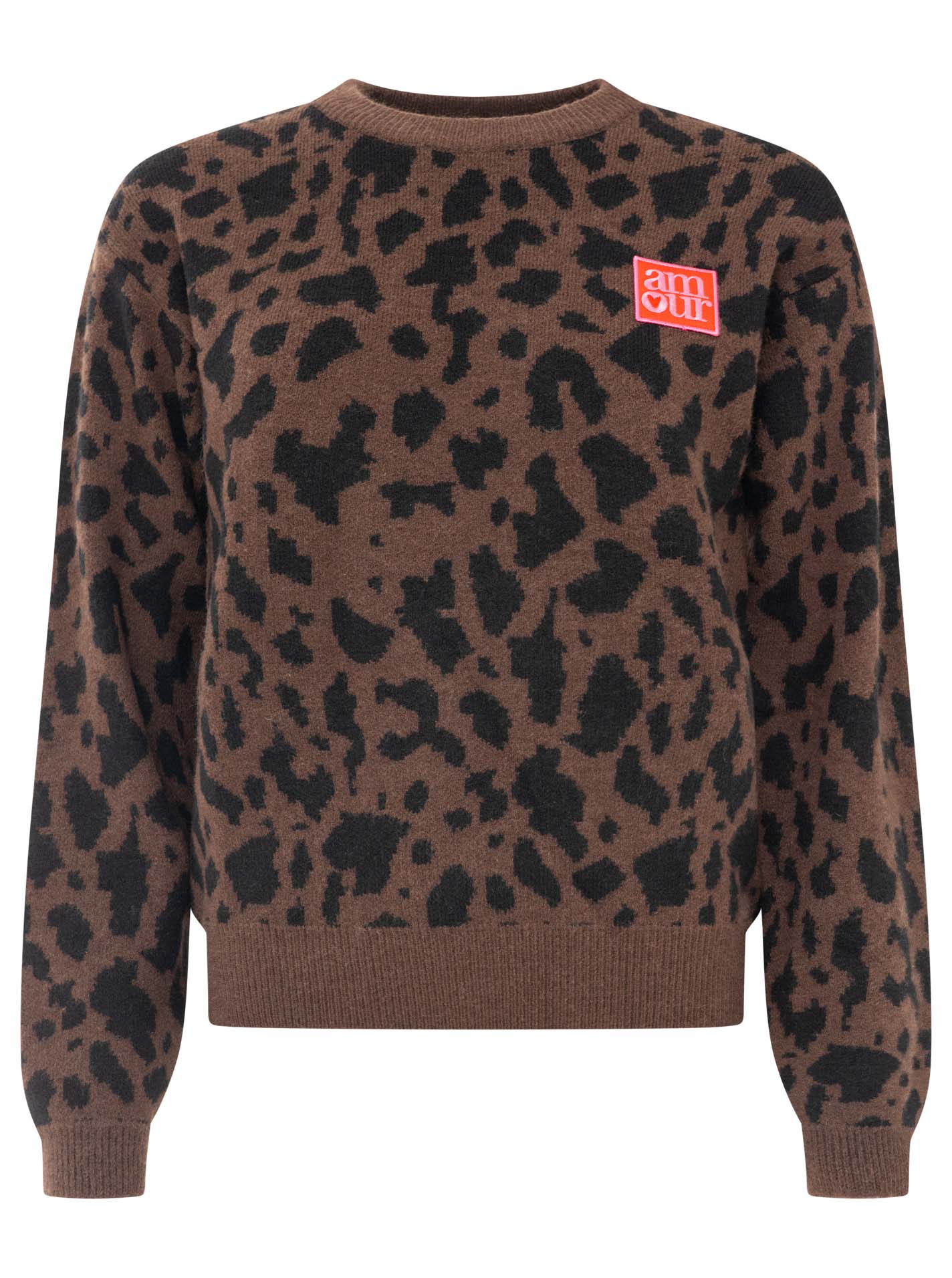 Pullover "Leo Amour Patch"