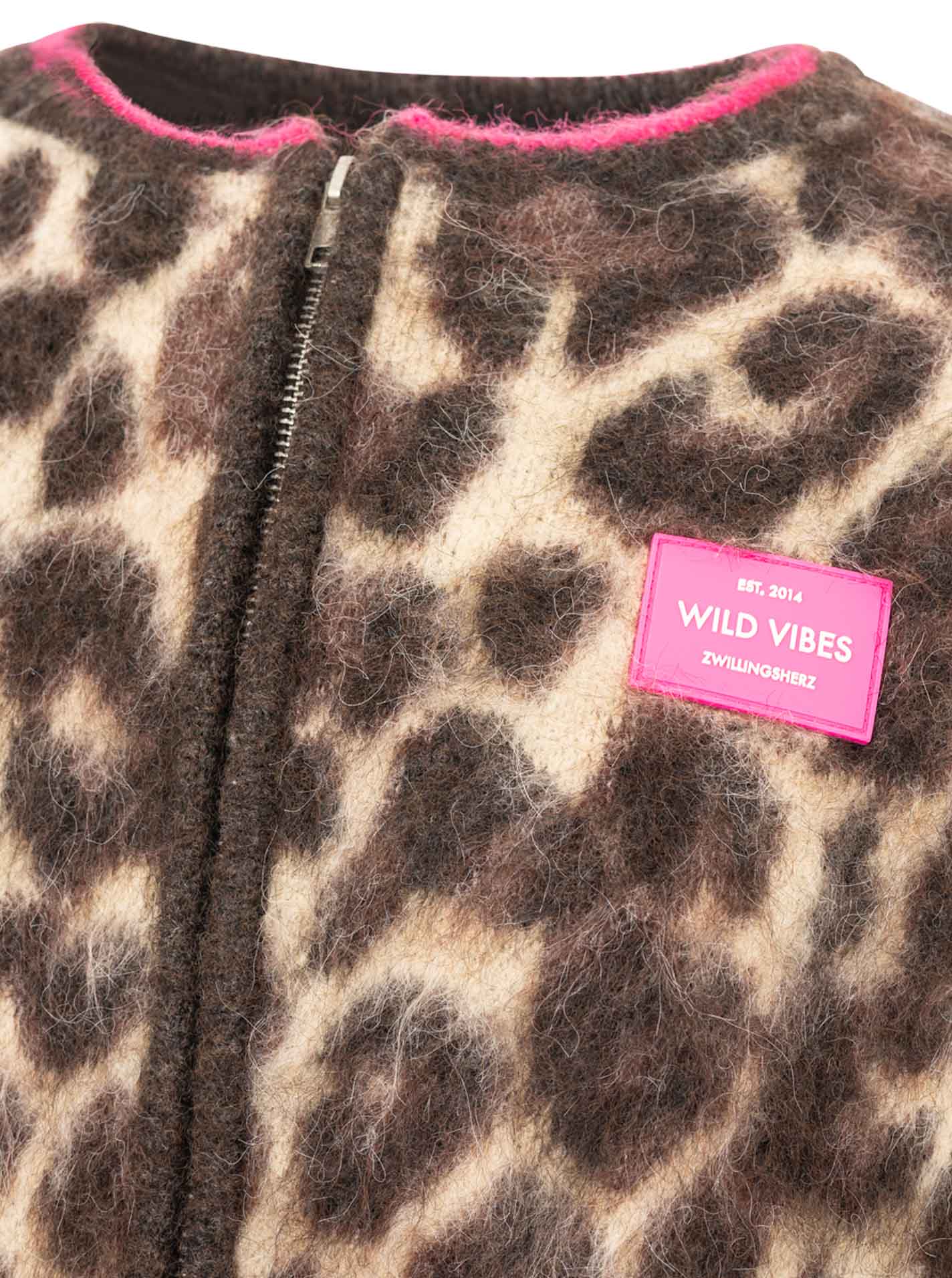 Strick Bomberjacke "Fluffy Leo"