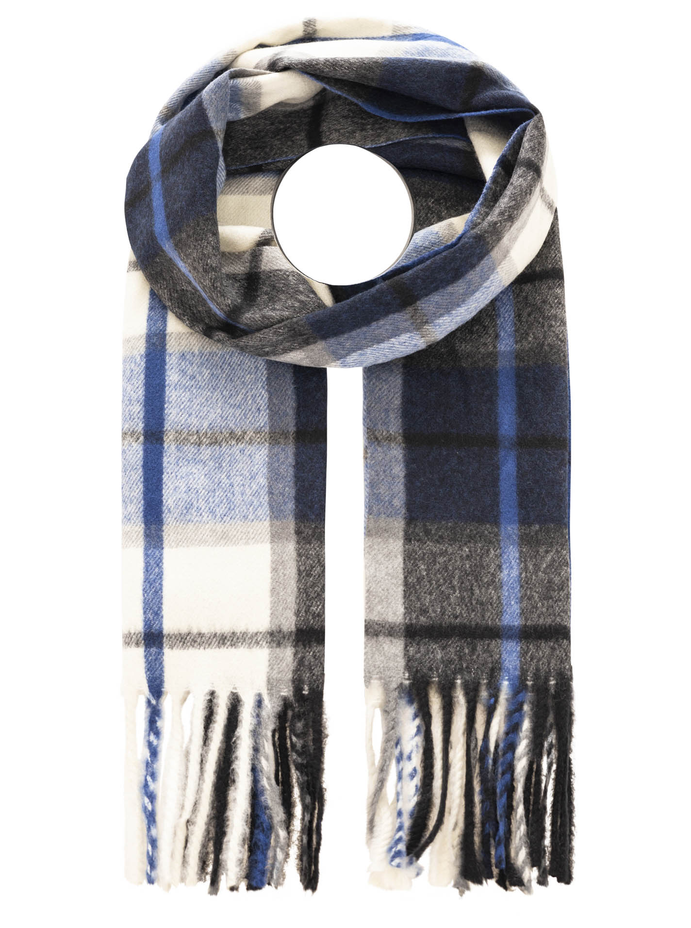 Herrenschal Viskose "Große Karos"