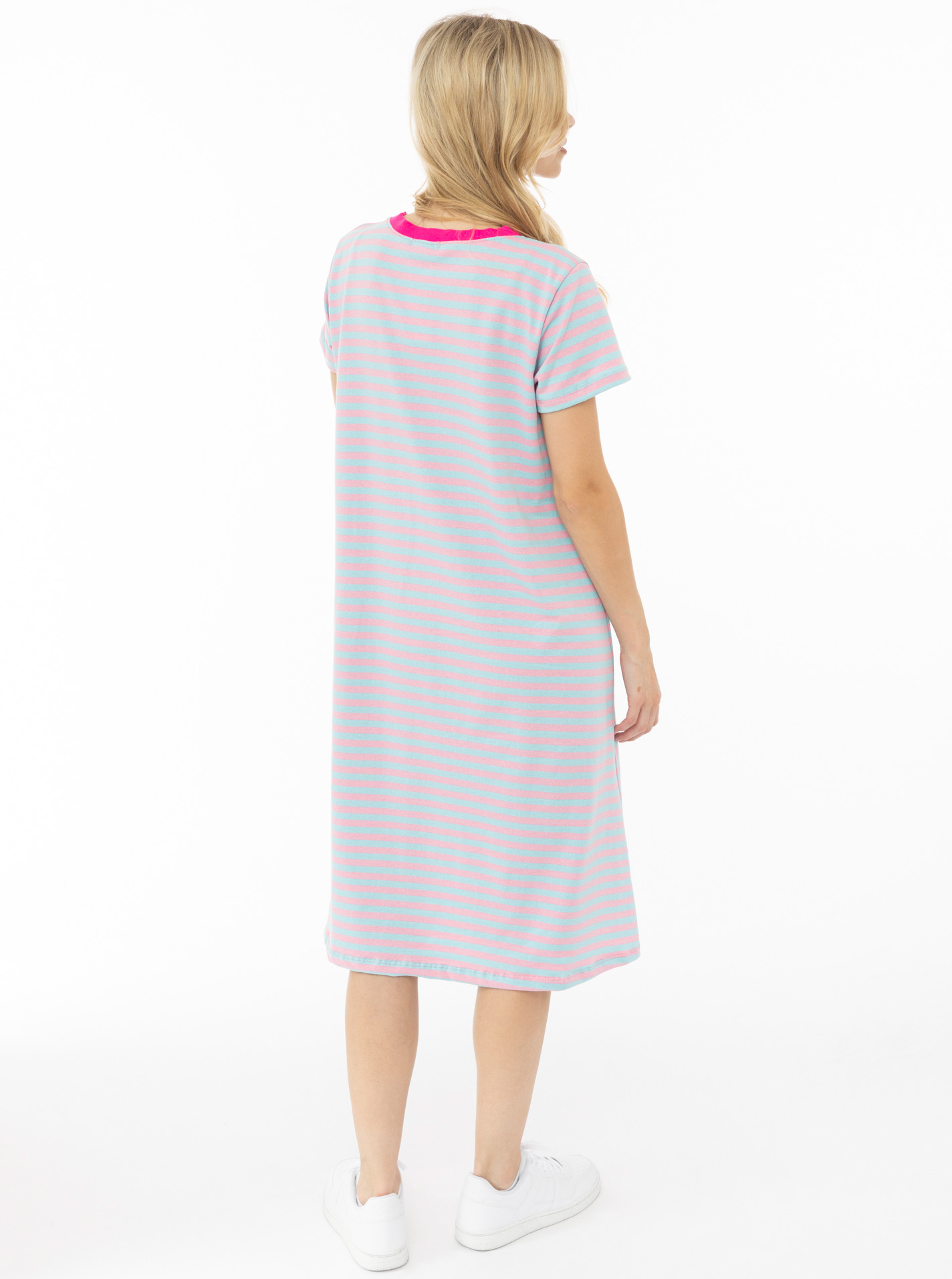 Sweat Kleid "Neon Streifen"
