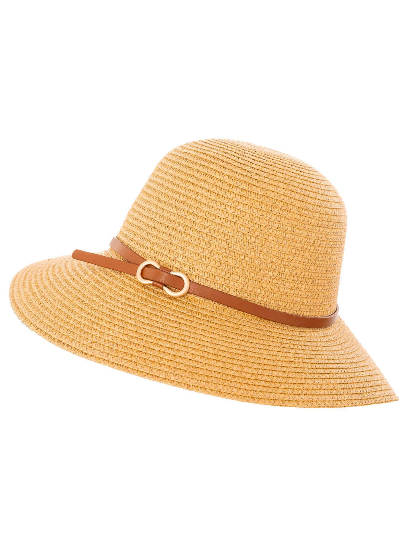 ART69415ee7b8414_029_Hut_Lederband_4609H_K258201_Beige Strohhut "Lederband"