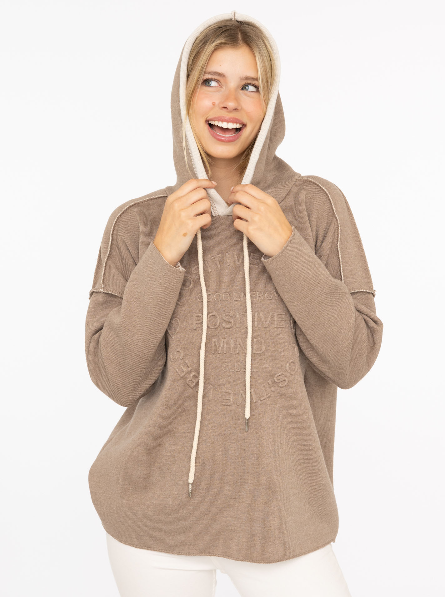 Doubleface Hoodie "Positive Mind"
