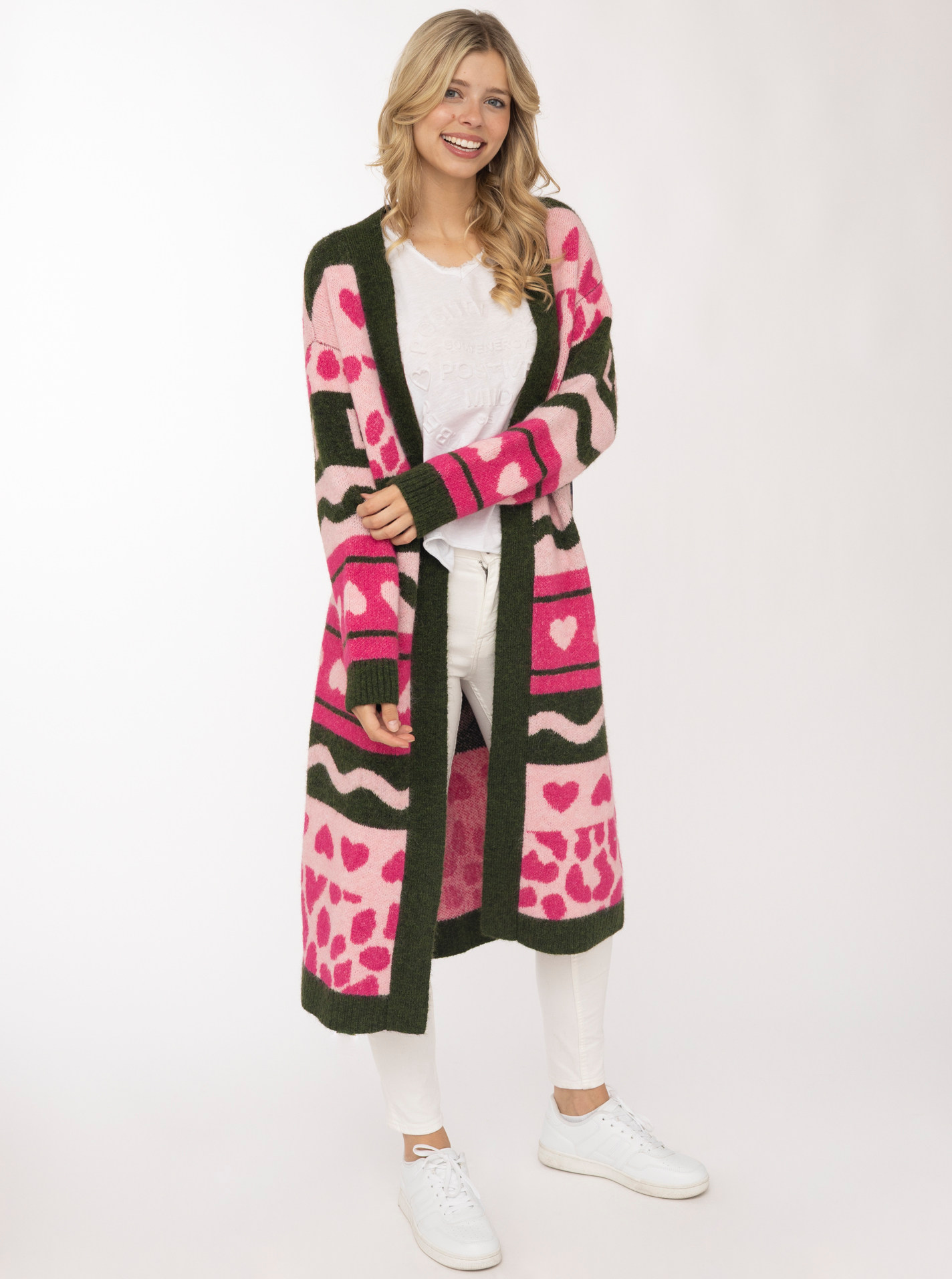 Long Cardigan "LEO MIX"