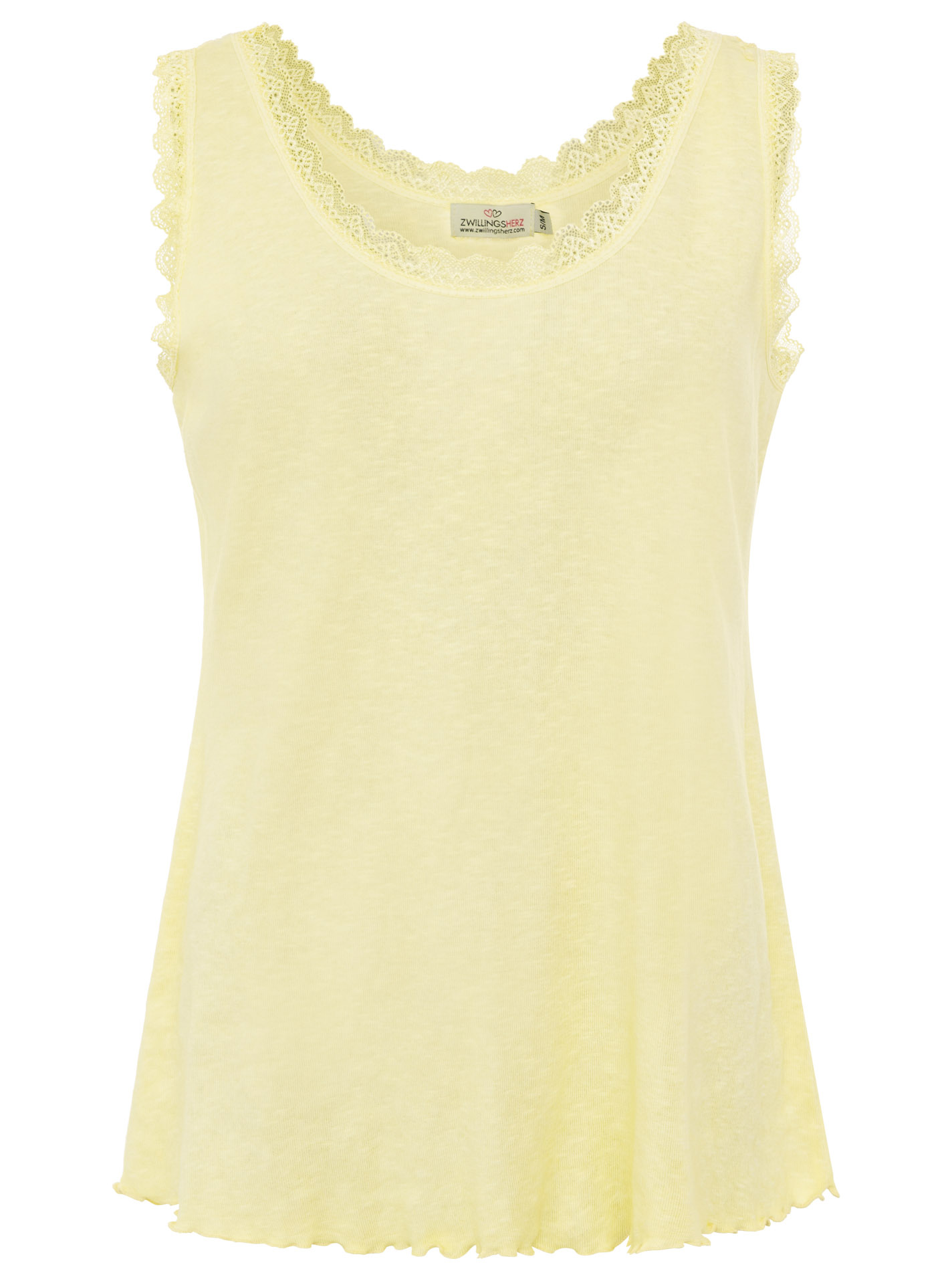 Tanktop Kaltfärbung "Spitze"