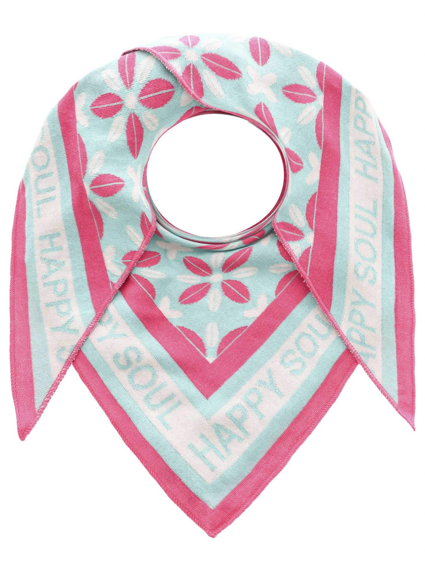 Dreieckstuch BW "Happy Blumen"