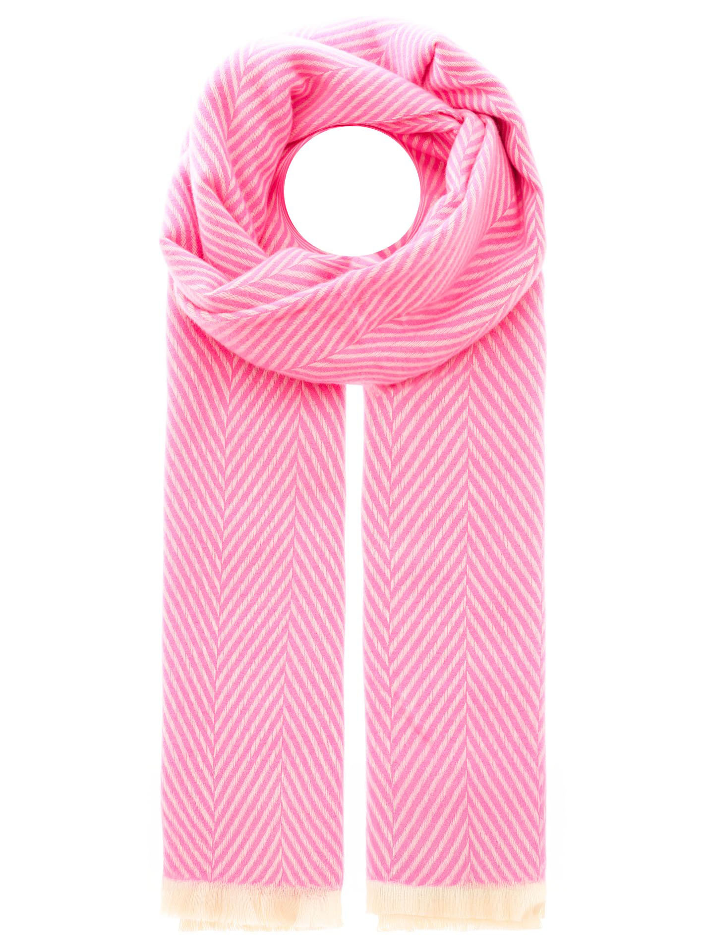 Winterschal "Kleine Streifen & Tassel"