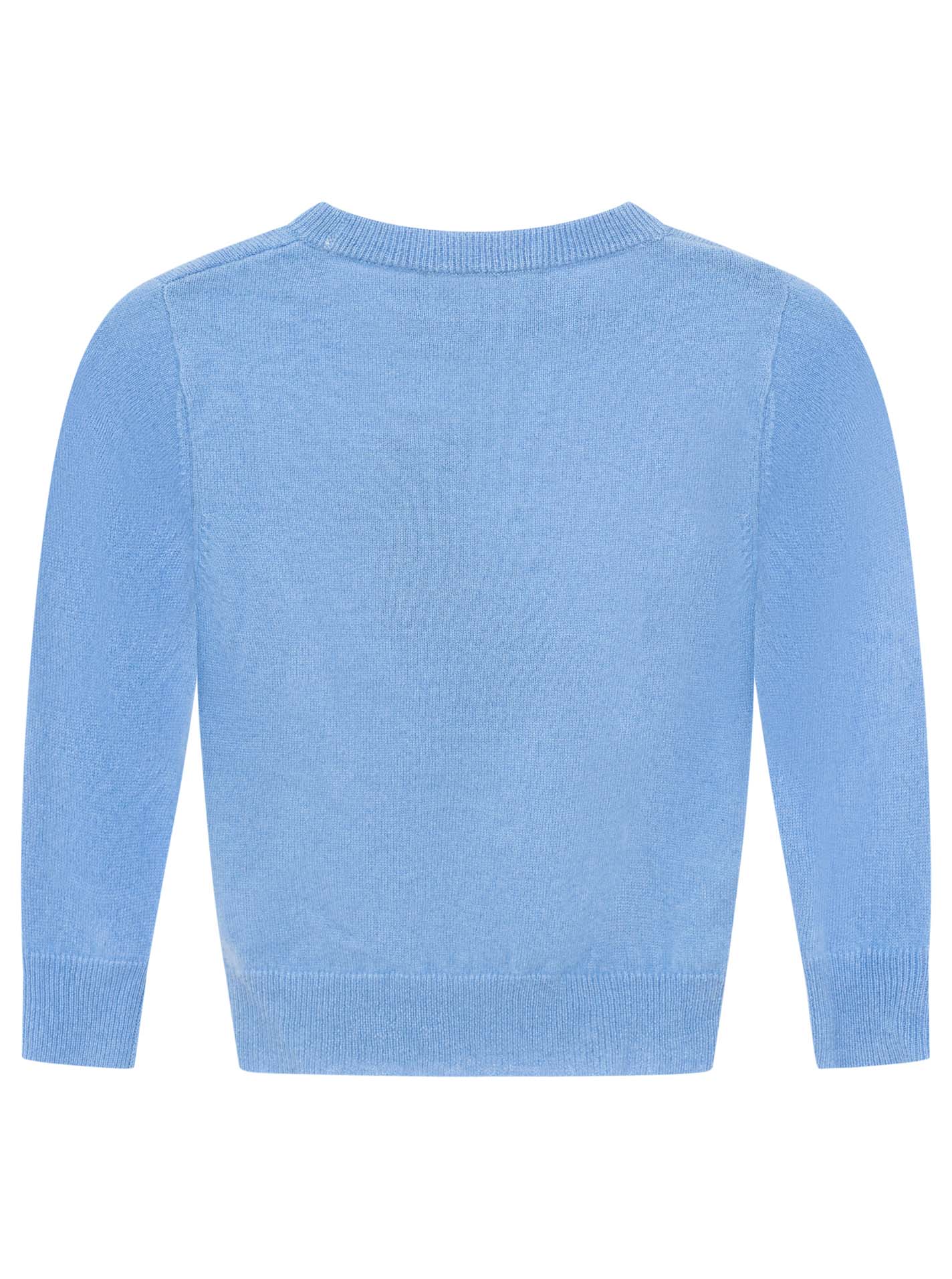 100% Cashmere Kids Rundhals Pullover Dino