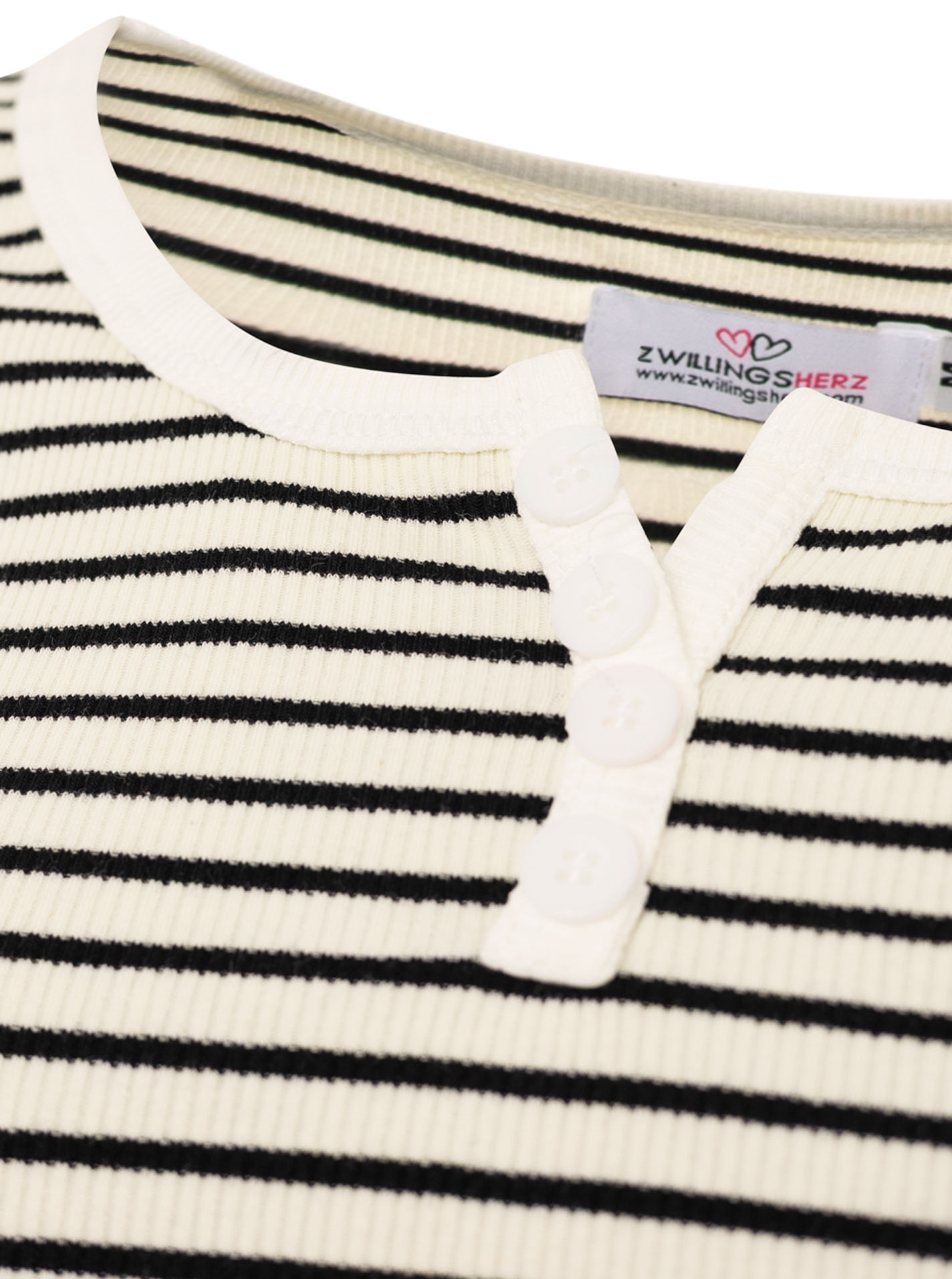 Langarm Shirt Lounge Feine Rippe "ZH Streifen"