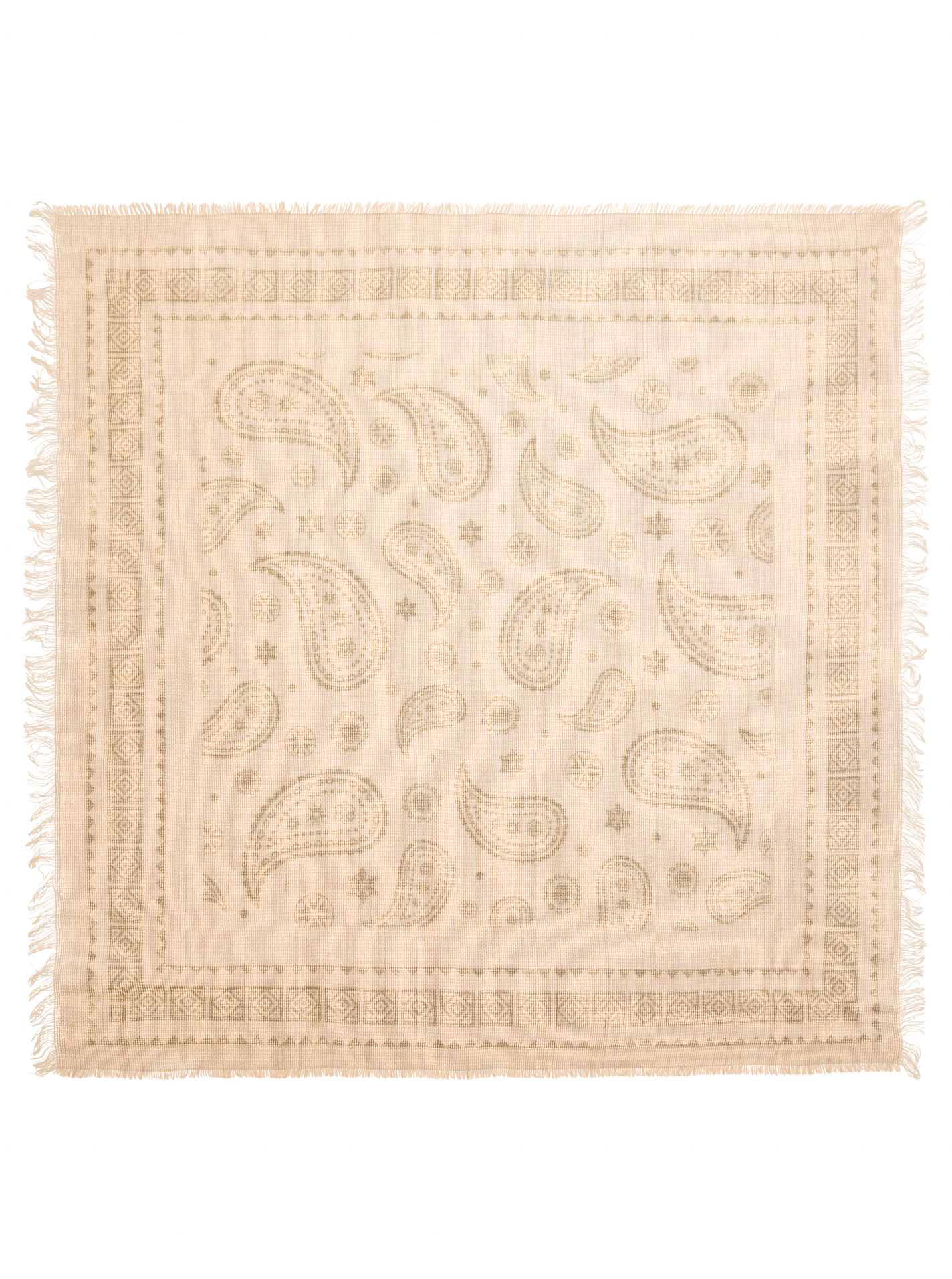 Nickituch Wolle "Flowers & Paisley"