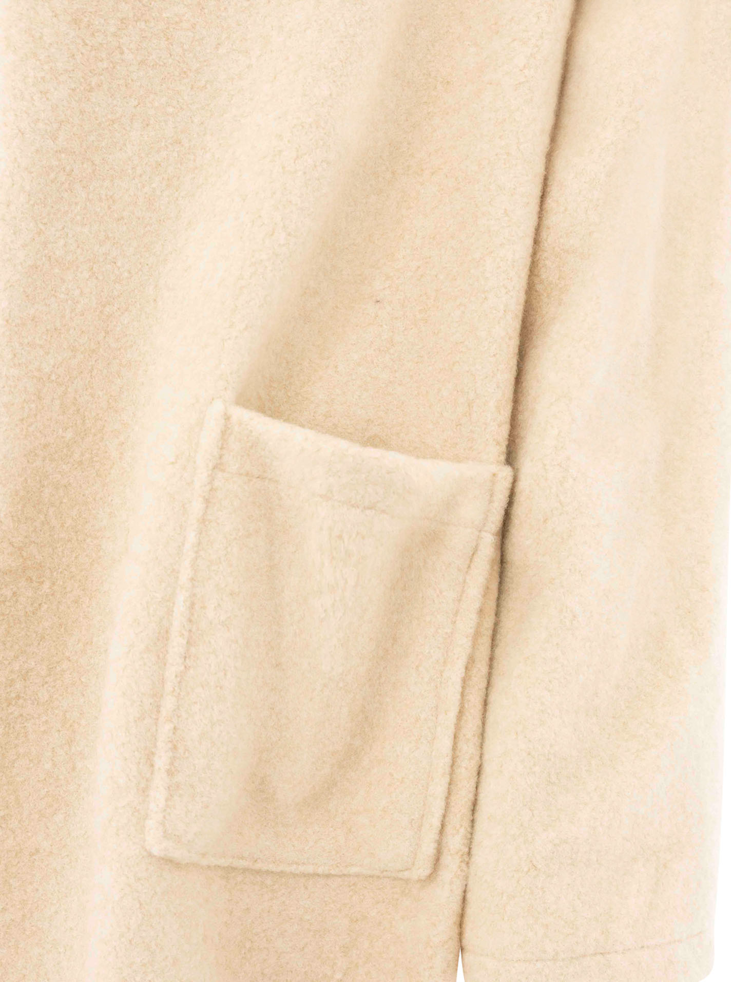 Oversize Schalkragen Mantel "Uni & Soft"