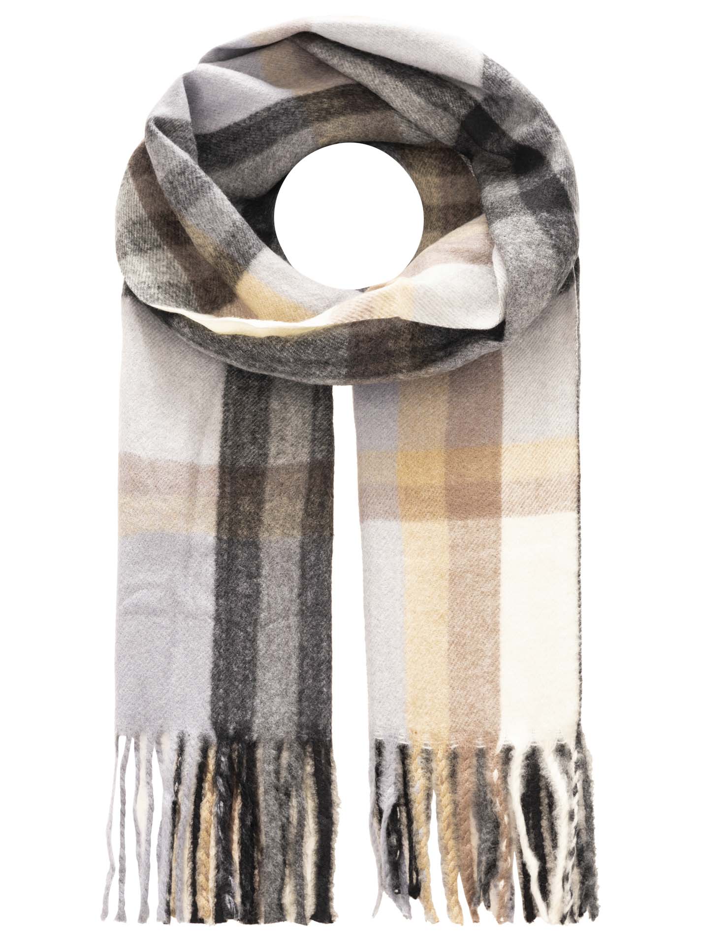 Herrenschal Viskose "Große Karos"