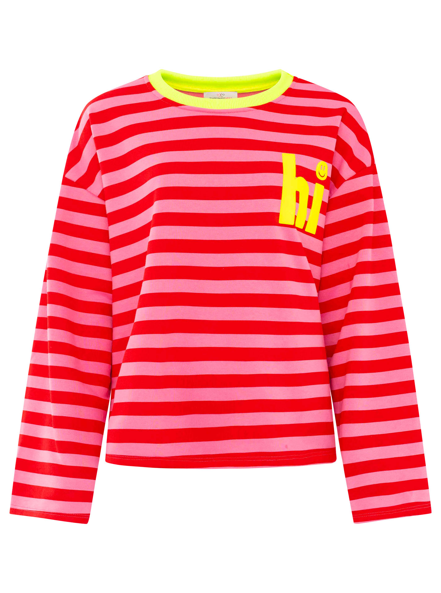 Streifen Shirt "Hi"