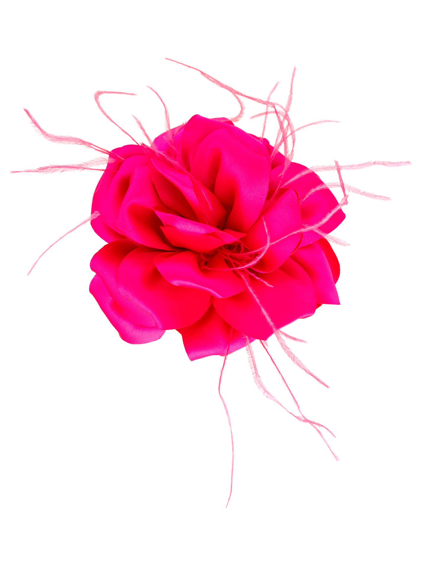 Brosche "Blume Federn"