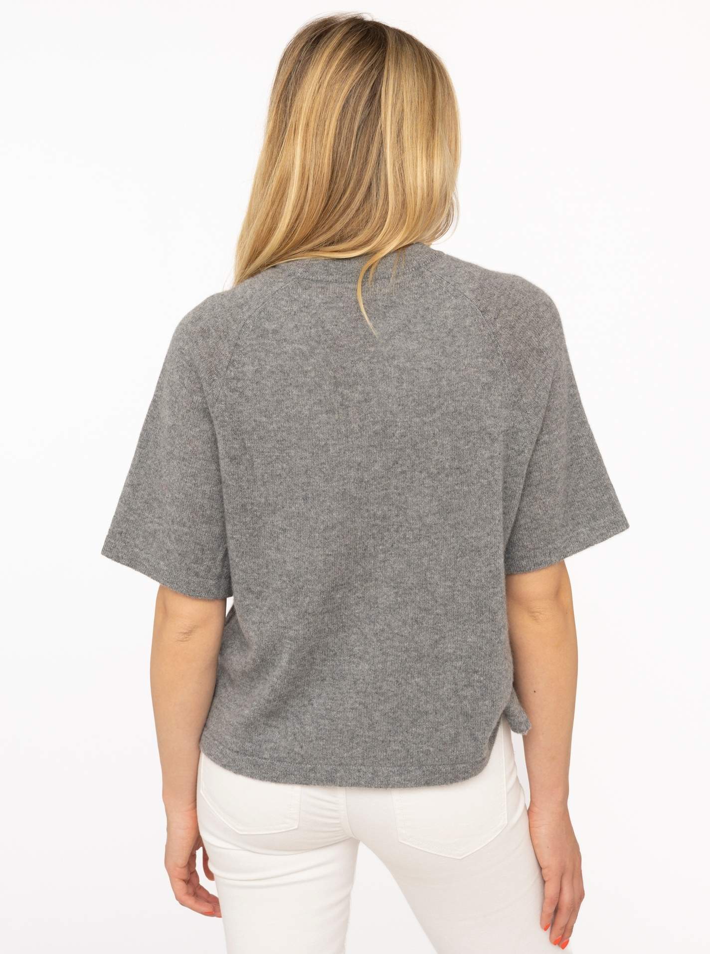 100% Cashmere Kurzarm Shirt Boxy