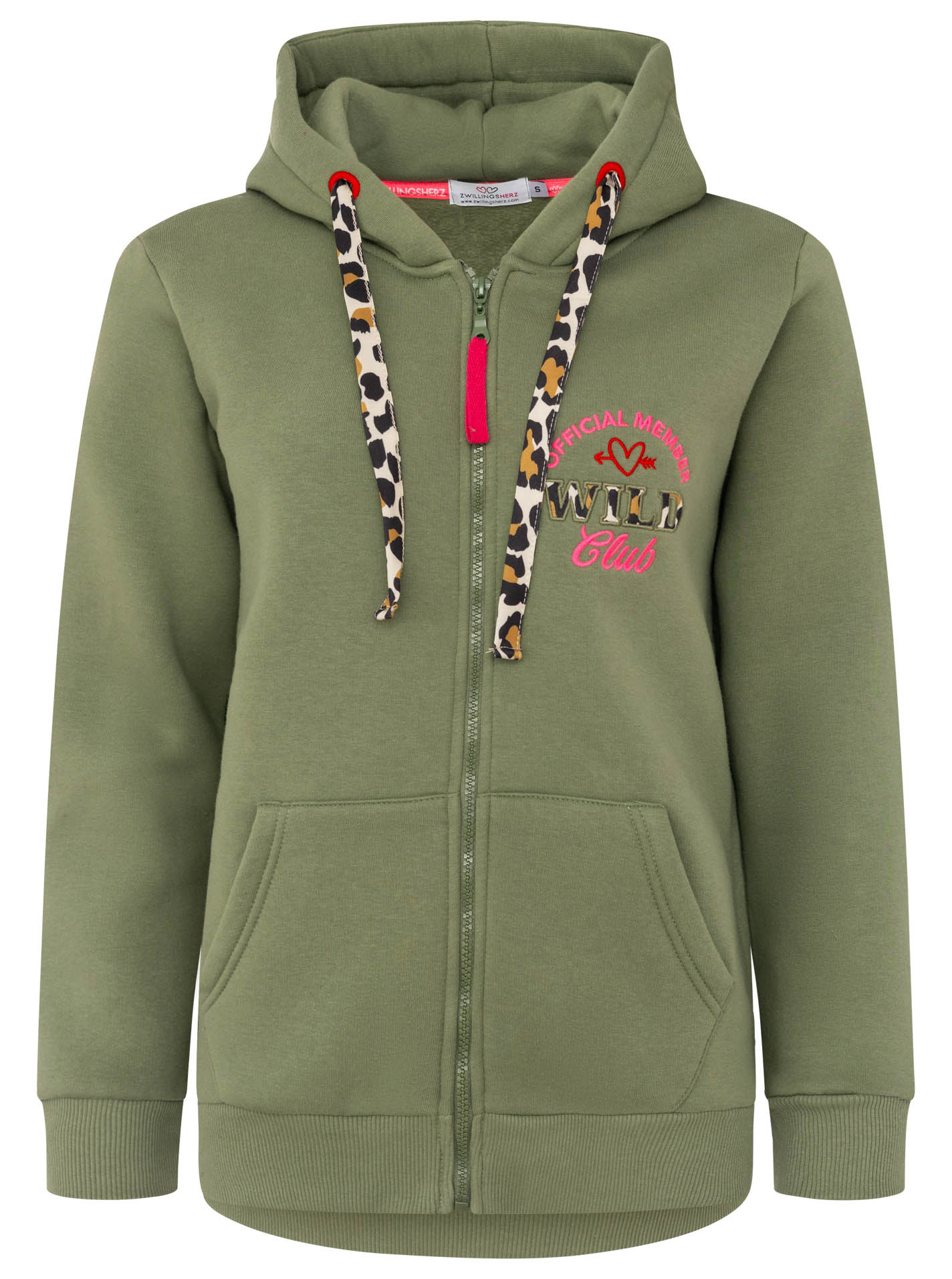 Hoodiejacke "Official Member WILD"